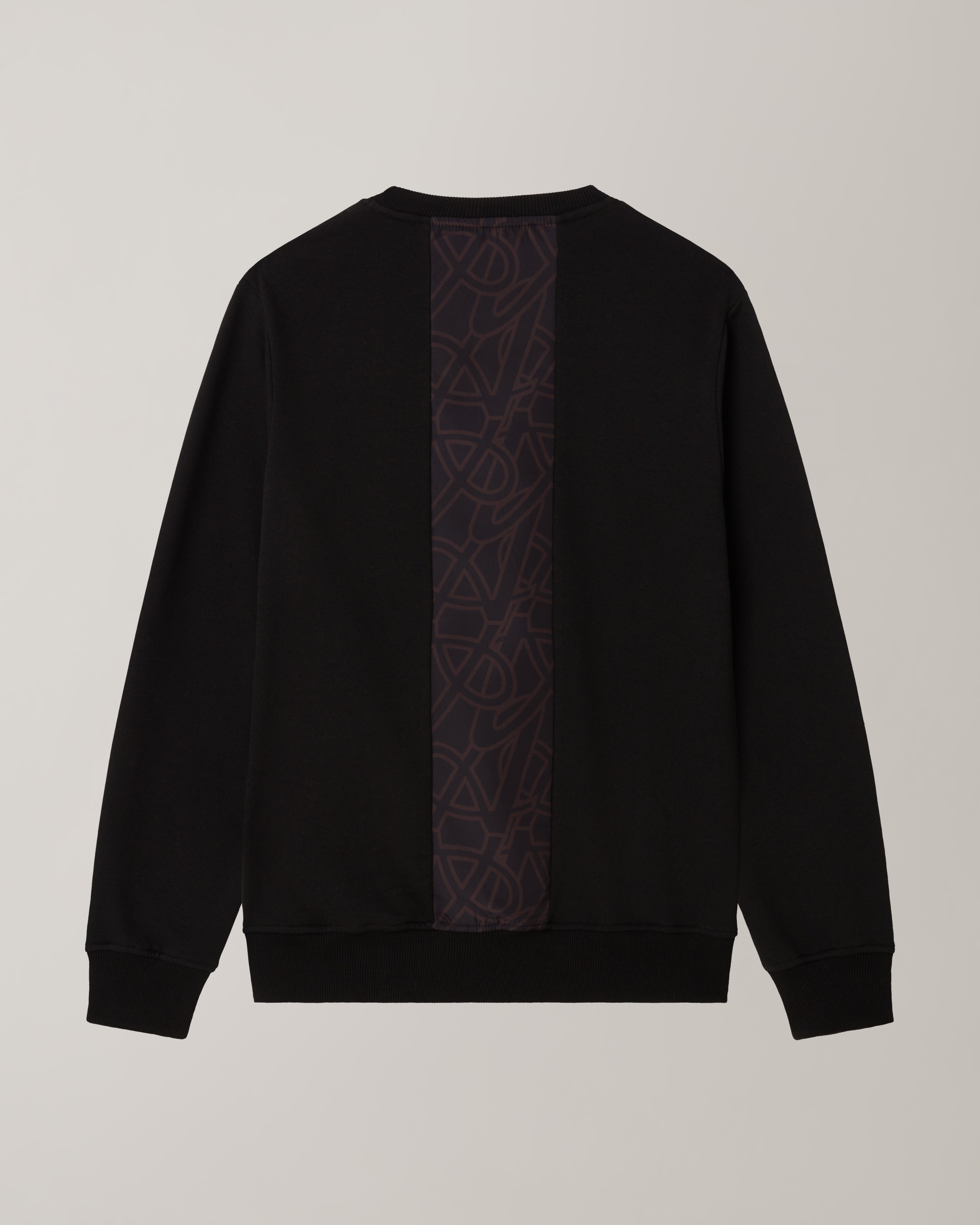 australian-iconissima-crewneck-felpa-girocollo-uomo-nera-made-in-italy image 7