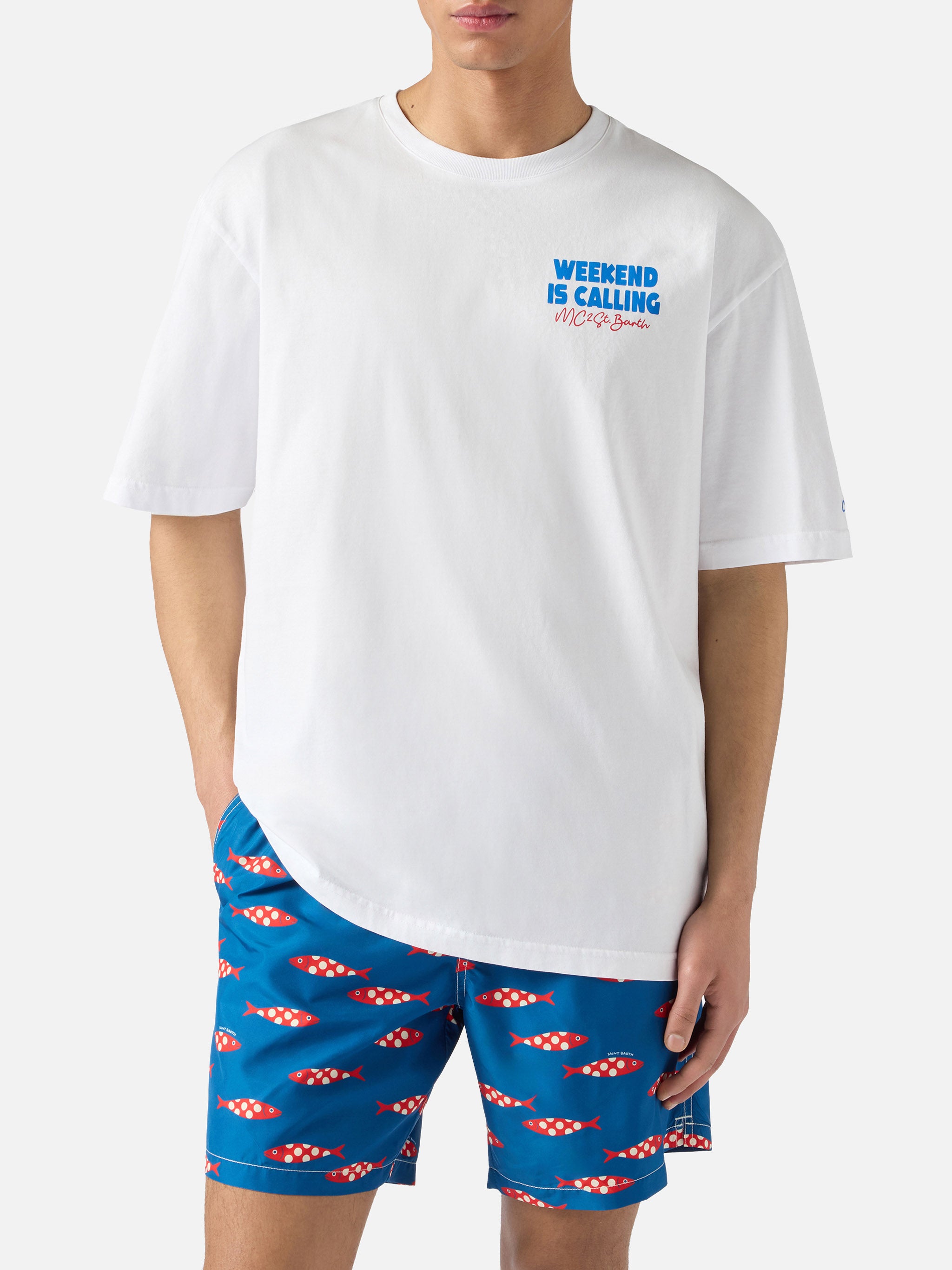 mc2-saint-barth-t-shirt-delmar-weekend-is-calling-uomo-bianca image 3