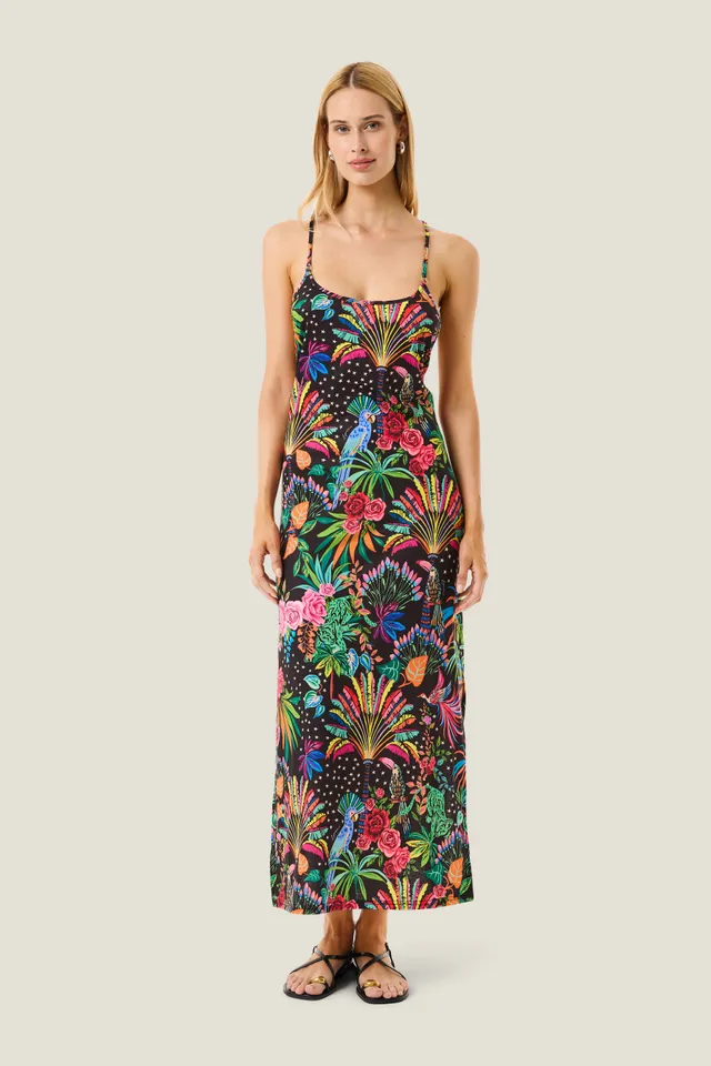 4giveness-abito-lungo-maya-dream-cover-up-donna-mexican image 1
