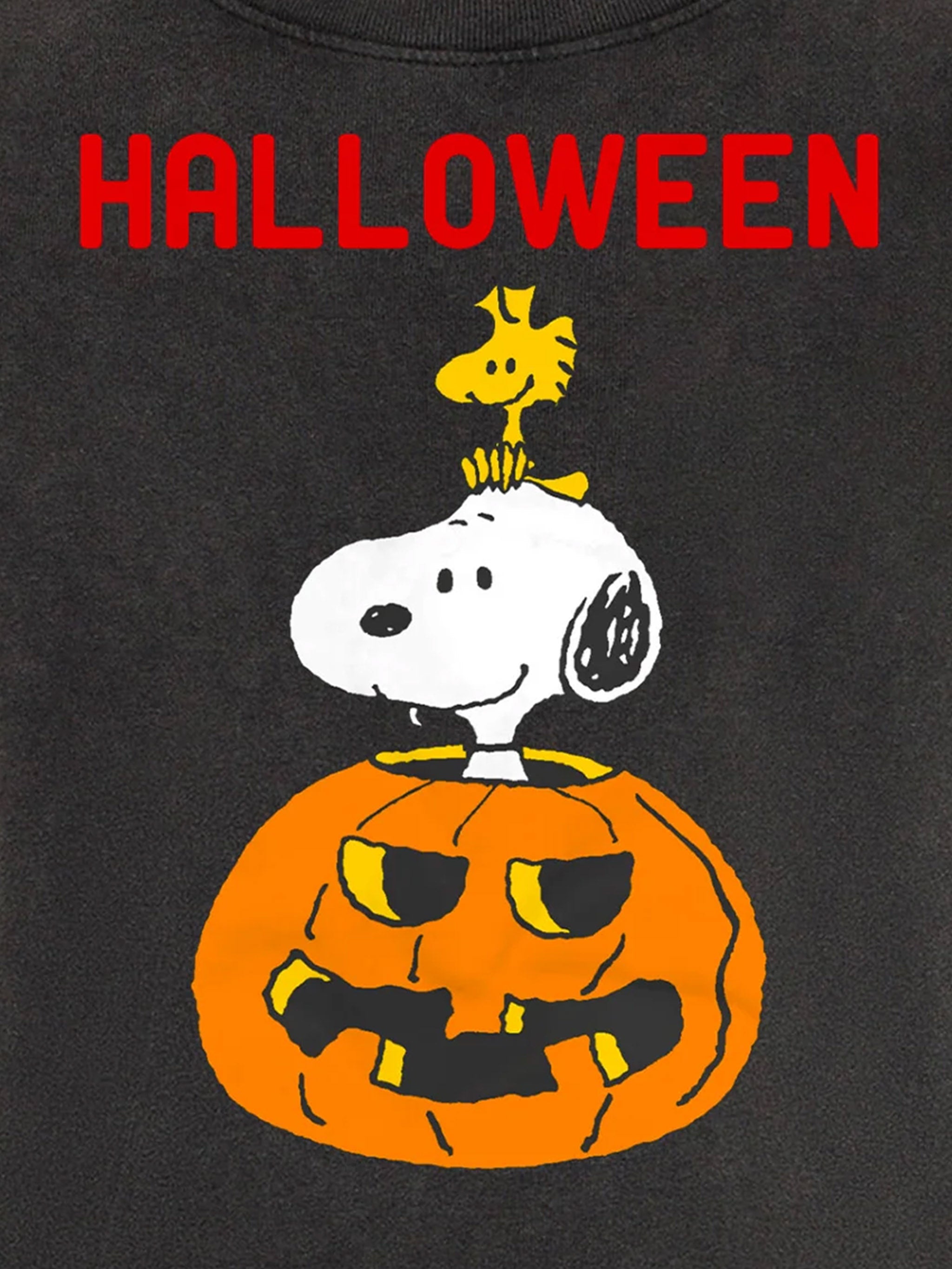 t-shirt-bambino-mc2-saint-barth-halloween-snoopy-peanuts-edizione-speciale-nera image 2