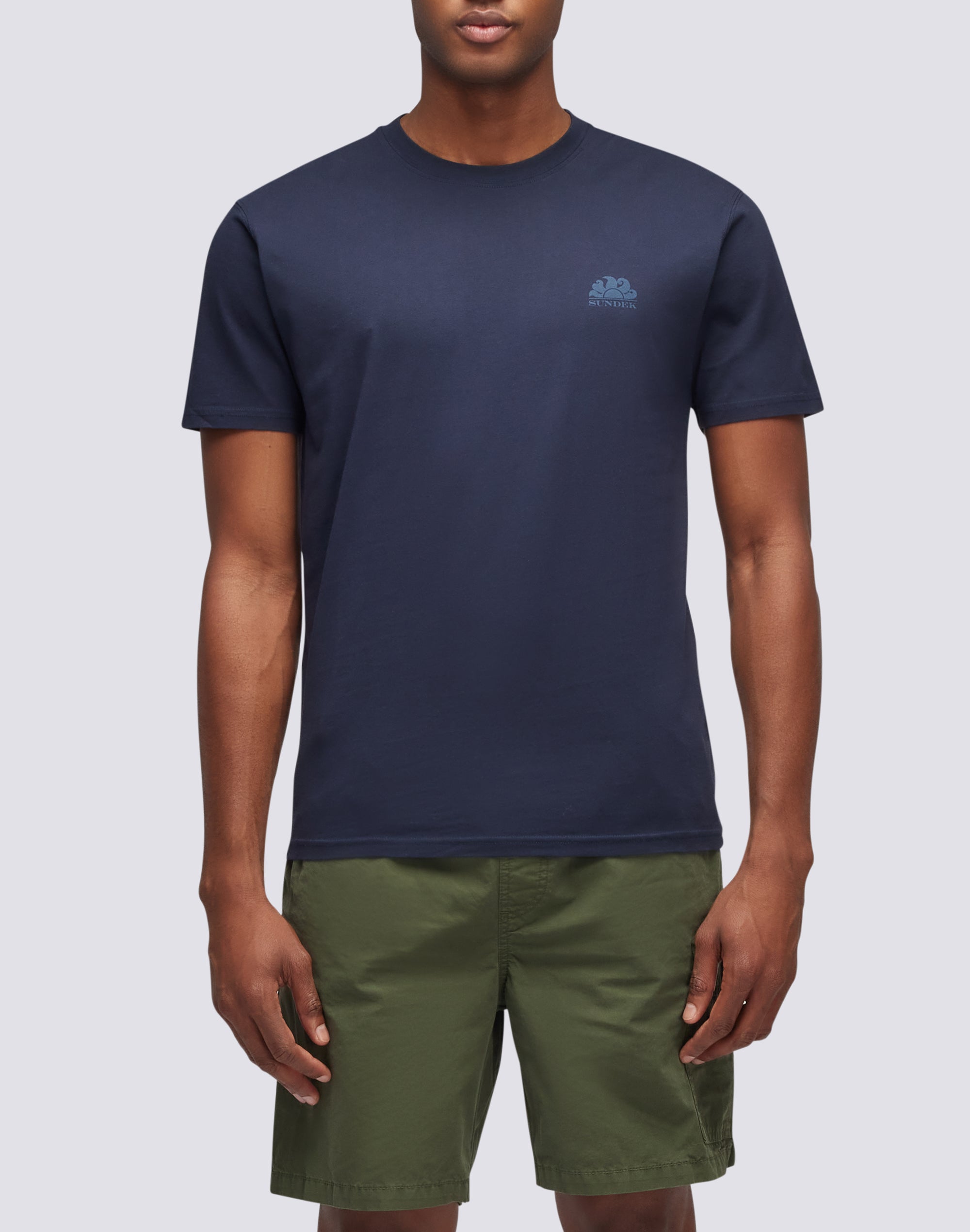 sundek-t-shirt-uomo-girocollo-cotone-con-logo image 2