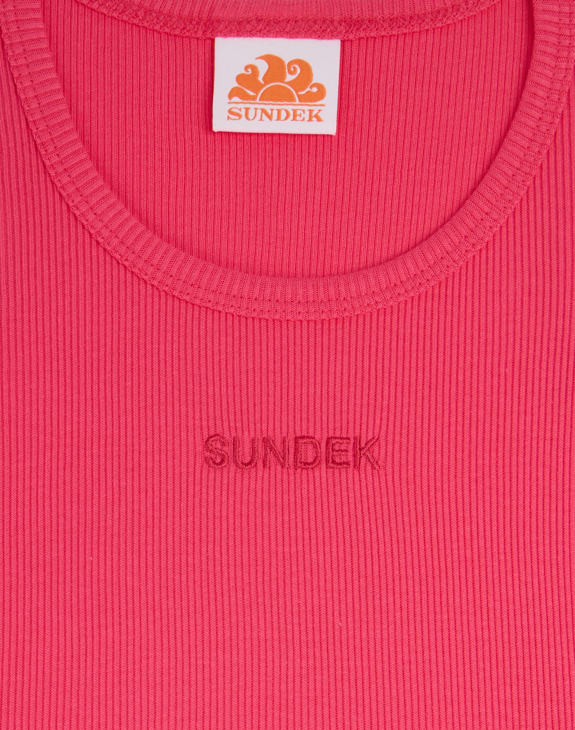 sundek-goldenwave-canotta-cropped-bambina-con-logo-ricamato image 3