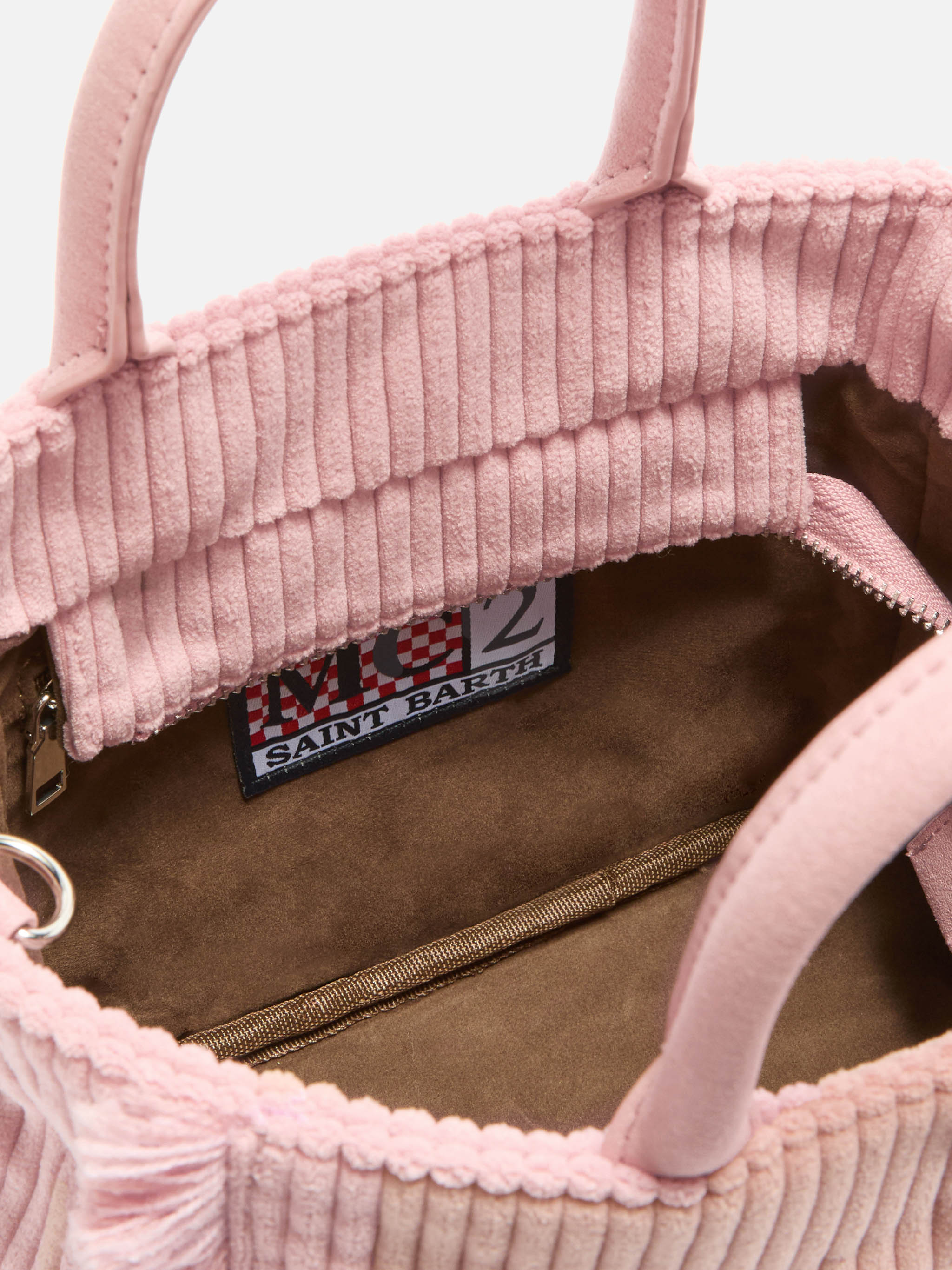 mc2-saint-barth-borsa-vanity-mini-corduroy-donna-rosa image 5