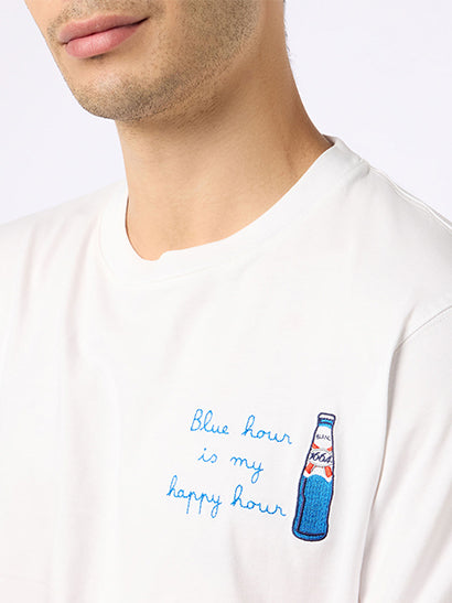 mc2-saint-barth-ecstasea-t-shirt-in-cotone-blanc-1664-bianca-da-uomo image 2
