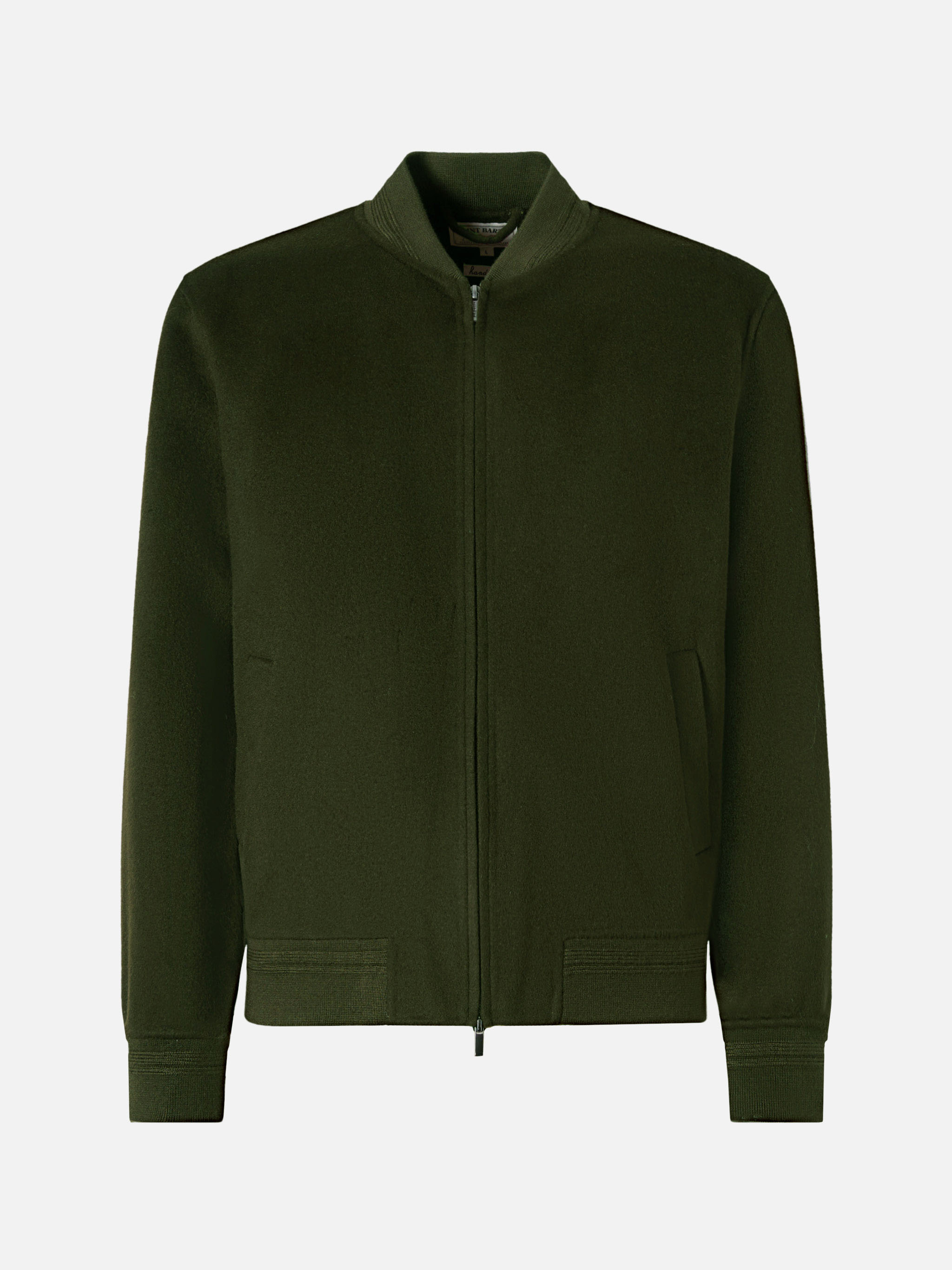 mc2-saint-barth-camden-bomber-uomo-lana-verde-militare image 3