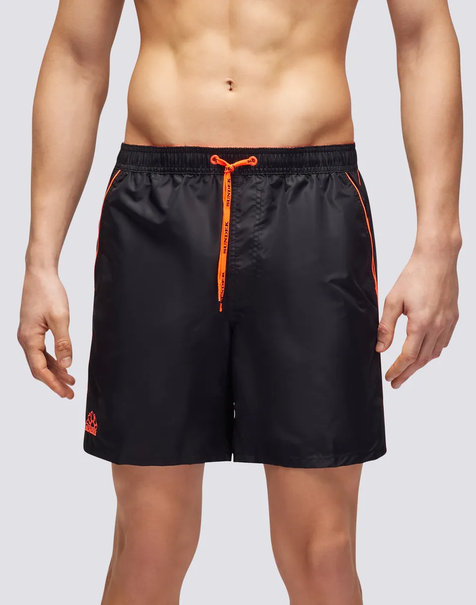 sundek-iconic-taffeta-boxer-mare-uomo-vita-elasticata-con-piping image 1