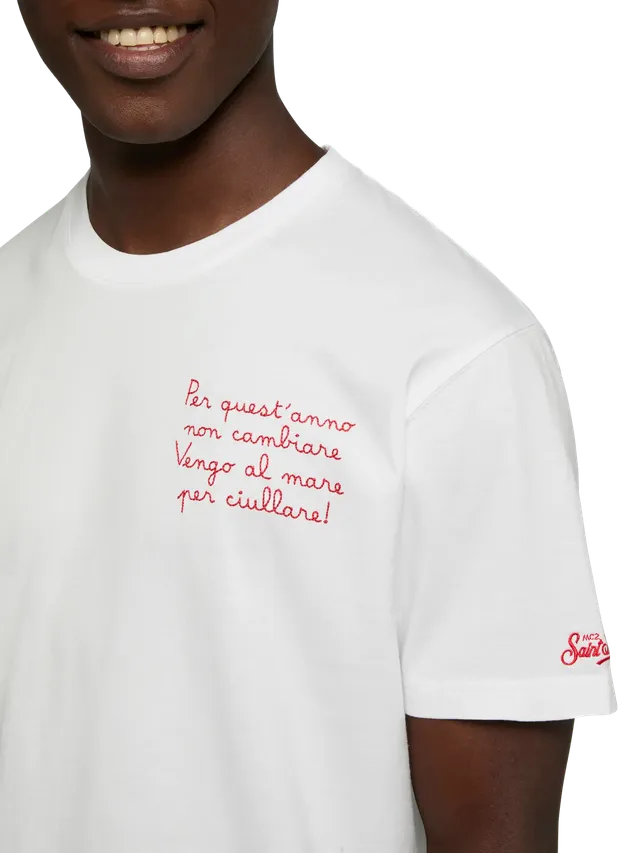 mc2-saint-barth-t-shirt-portofino-uomo-bianca-sapore-di-mare-special-edition-2 image 1