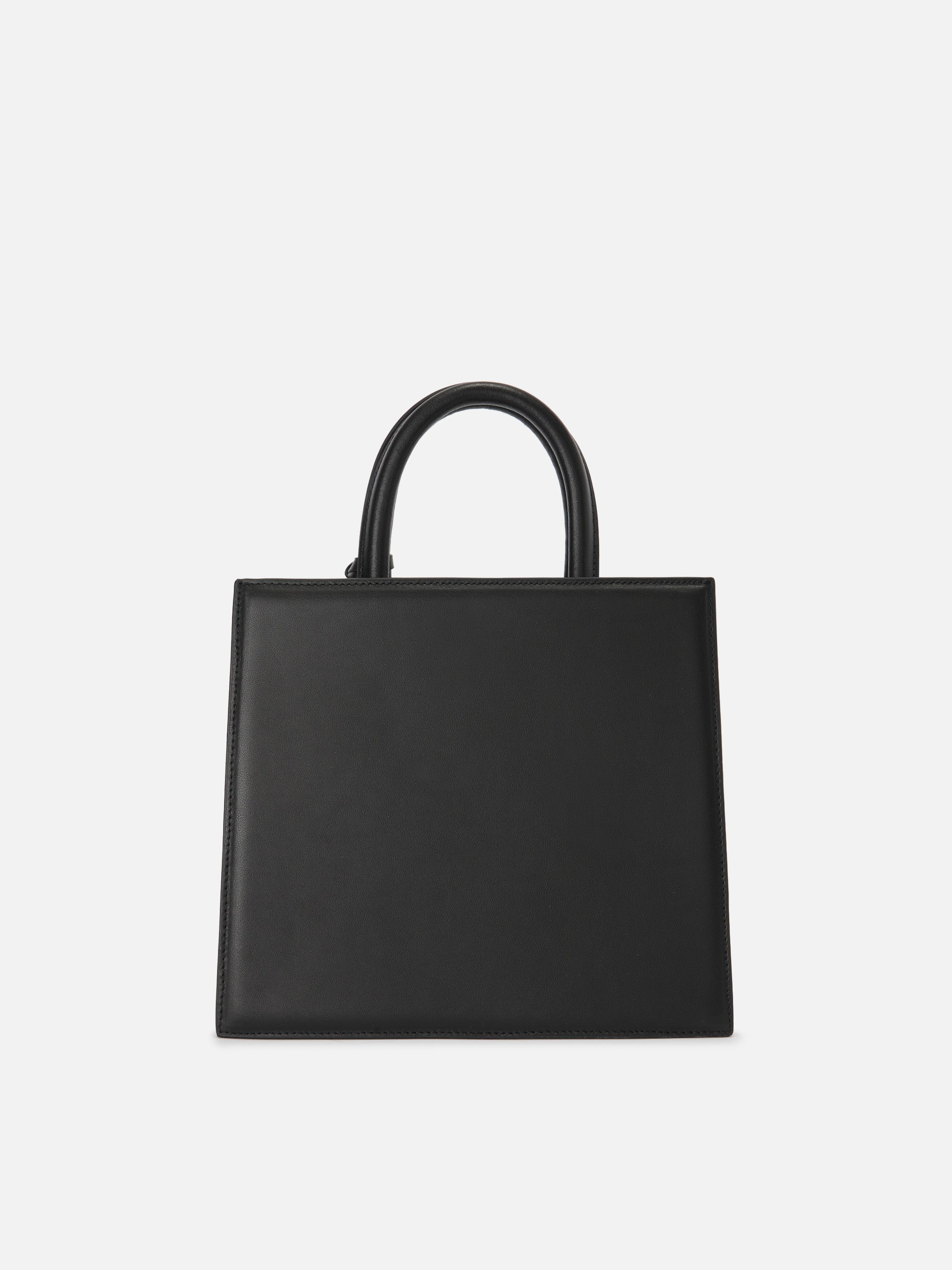 mc2-saint-barth-borsa-shop-midi-in-pelle-liscia-nera-con-targhetta-metallica image 3