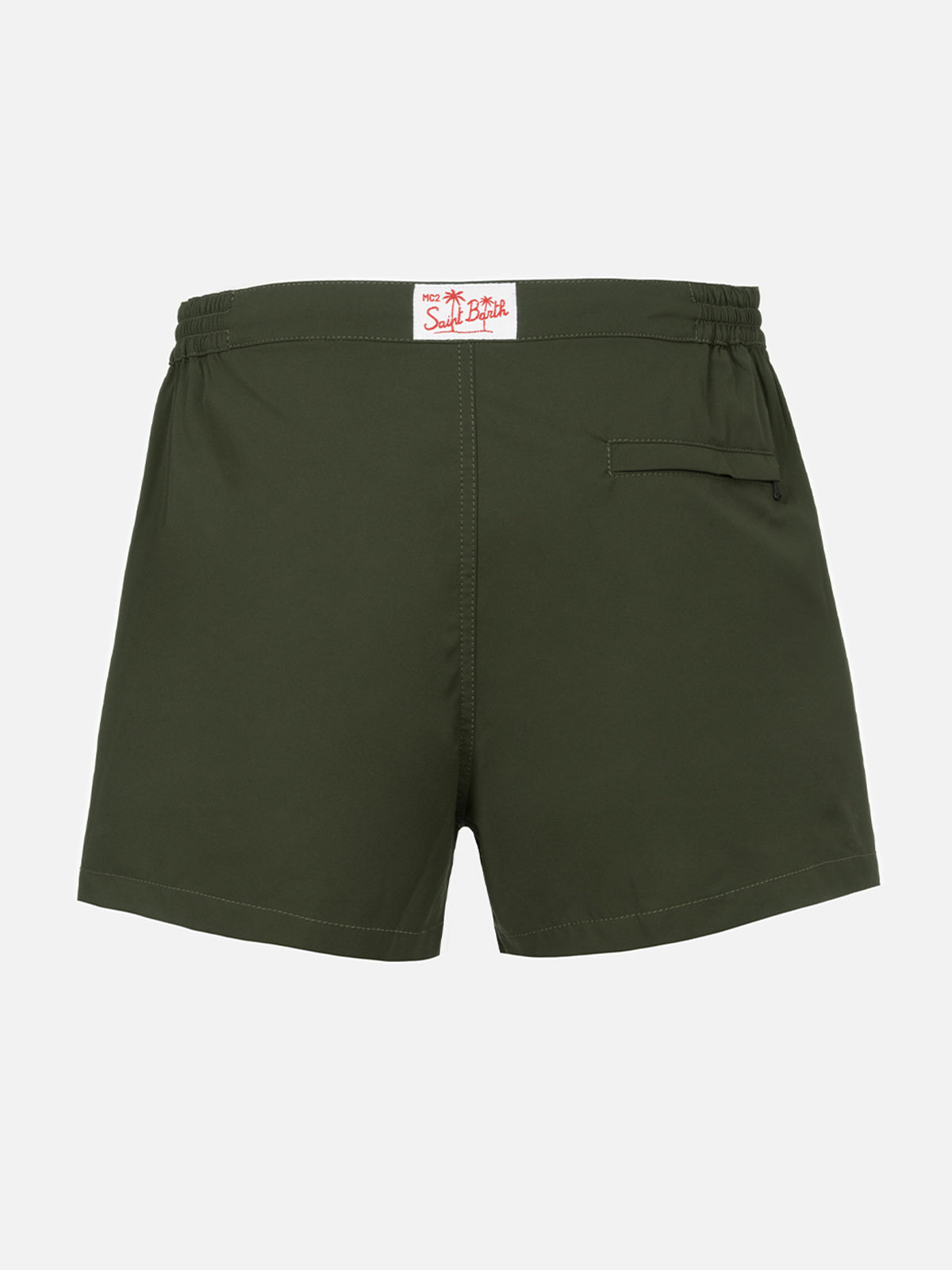 costume-da-bagno-uomo-mc2-saint-barth-harrys-verde-militare-tinta-unita-vestibil image 2