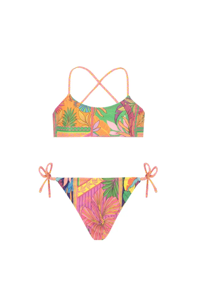 4giveness-bikini-top-incrocio-con-slip-laccetti-costume-mare-bimba image 1