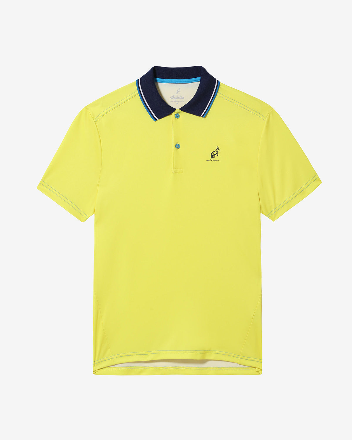 australian-tech-ace-polo-shirt-tennis-gialla-performance image 5
