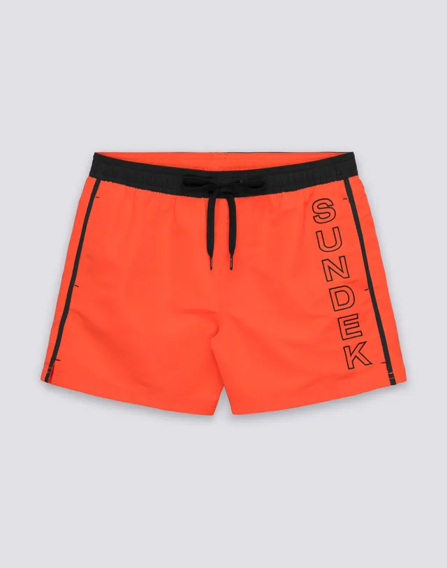 sundek-iconic-costume-boxer-mare-uomo-corto-taffet-piping image 1