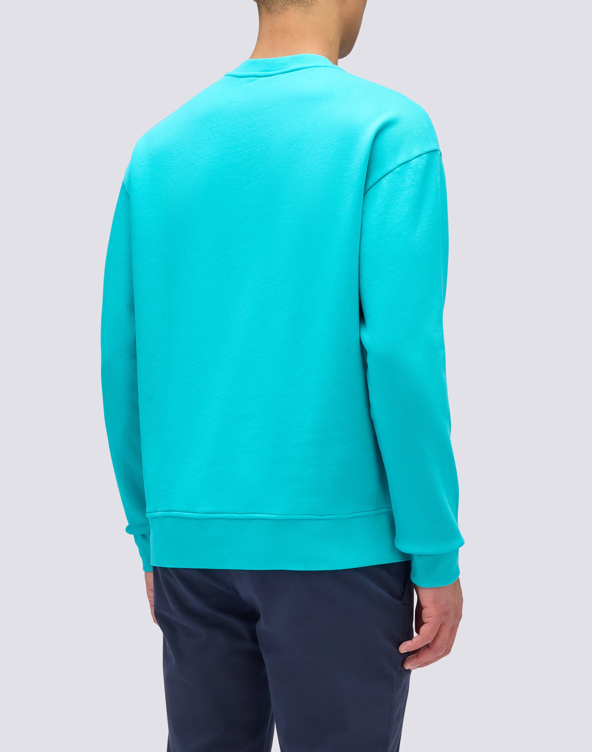 sundek-felpa-uomo-girocollo-logo-ricamato-regular-fit image 2