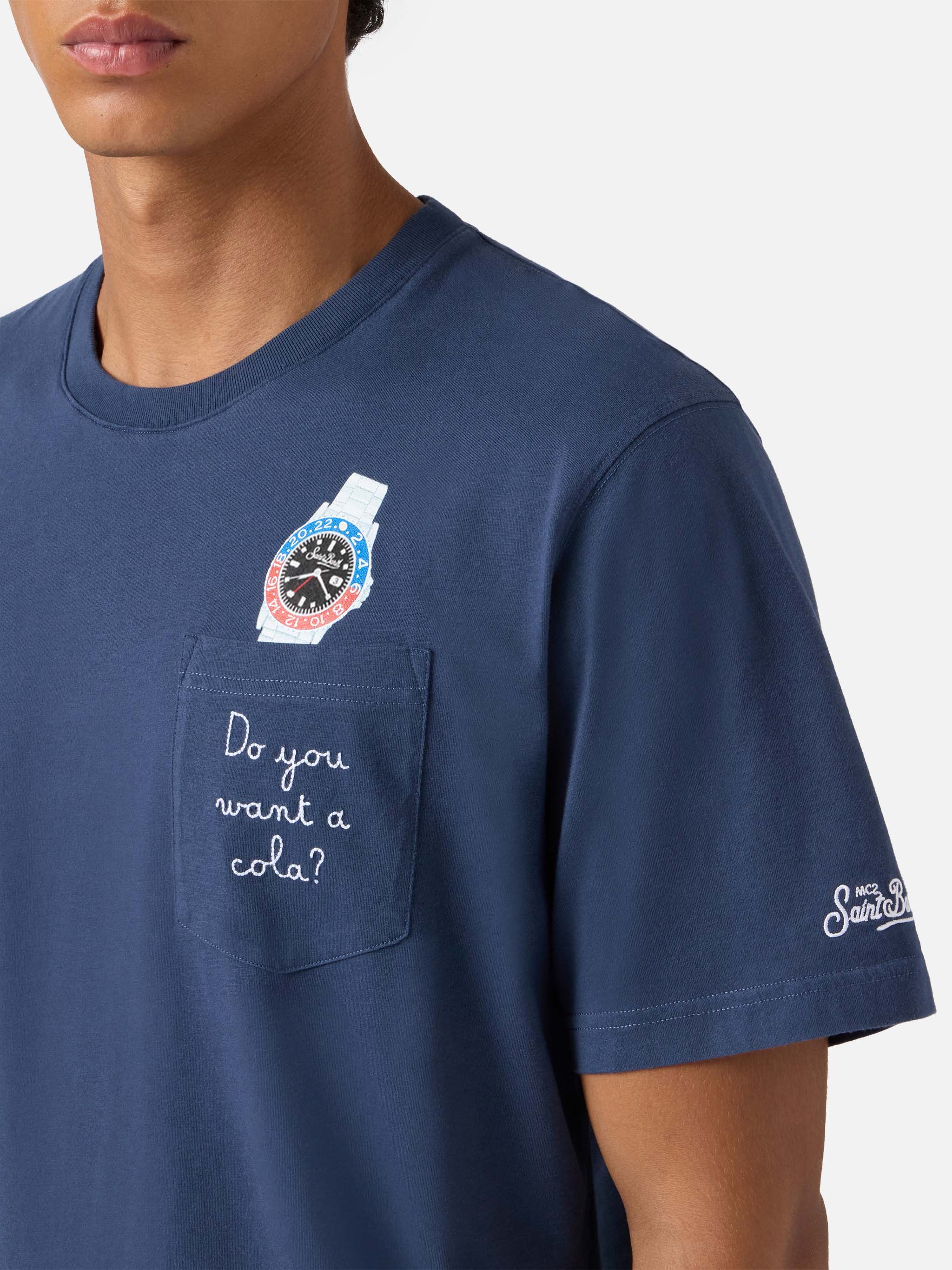 mc2-saint-barth-connor-t-shirt-uomo-cotone-blu-navy-do-you-want-a-cola image 2