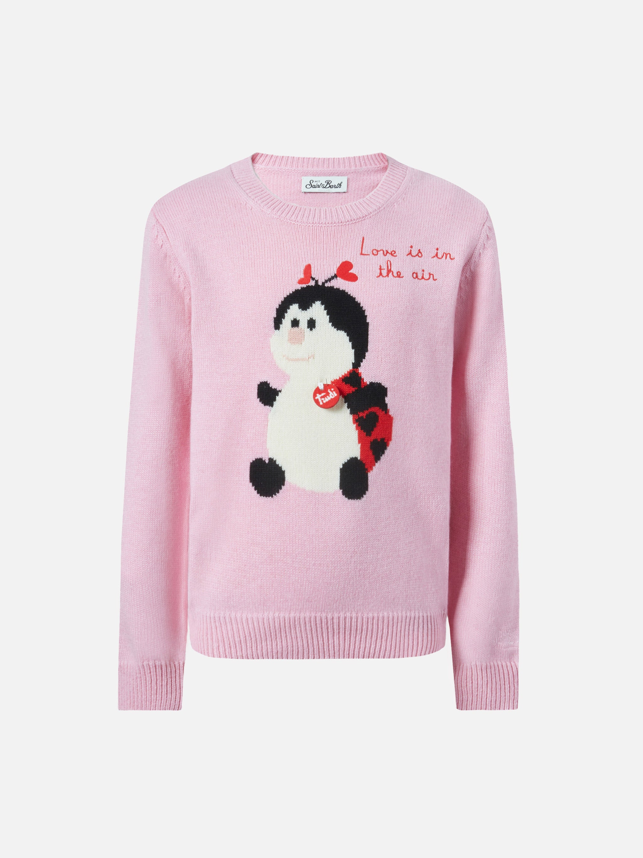 mc2-saint-barth-maglione-princess-misto-cashmere-patch-trudi-bambina image 1