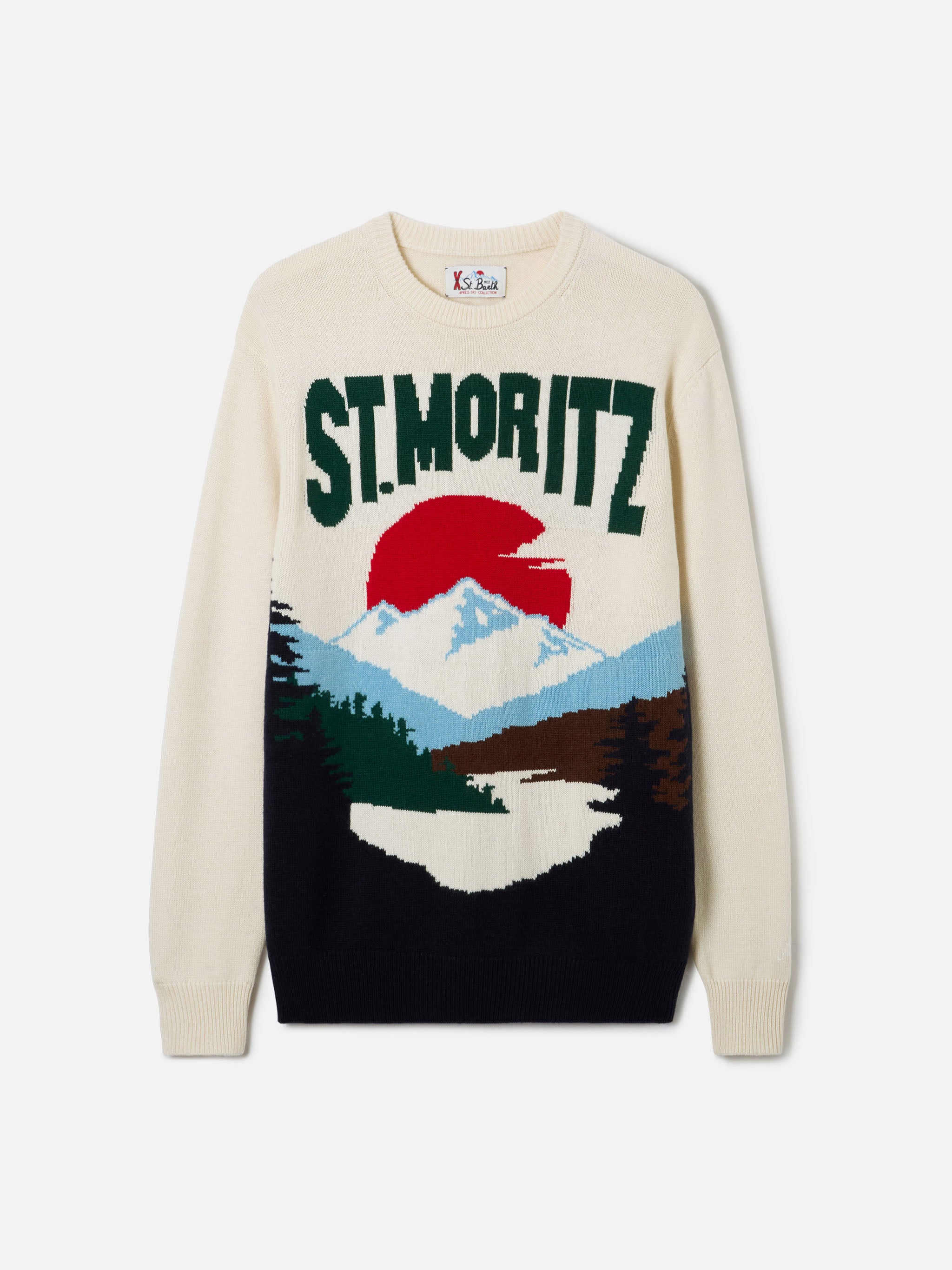 mc2-saint-barth-heron-maglione-girocollo-uomo-st-moritz-jacquard-bianco image 5