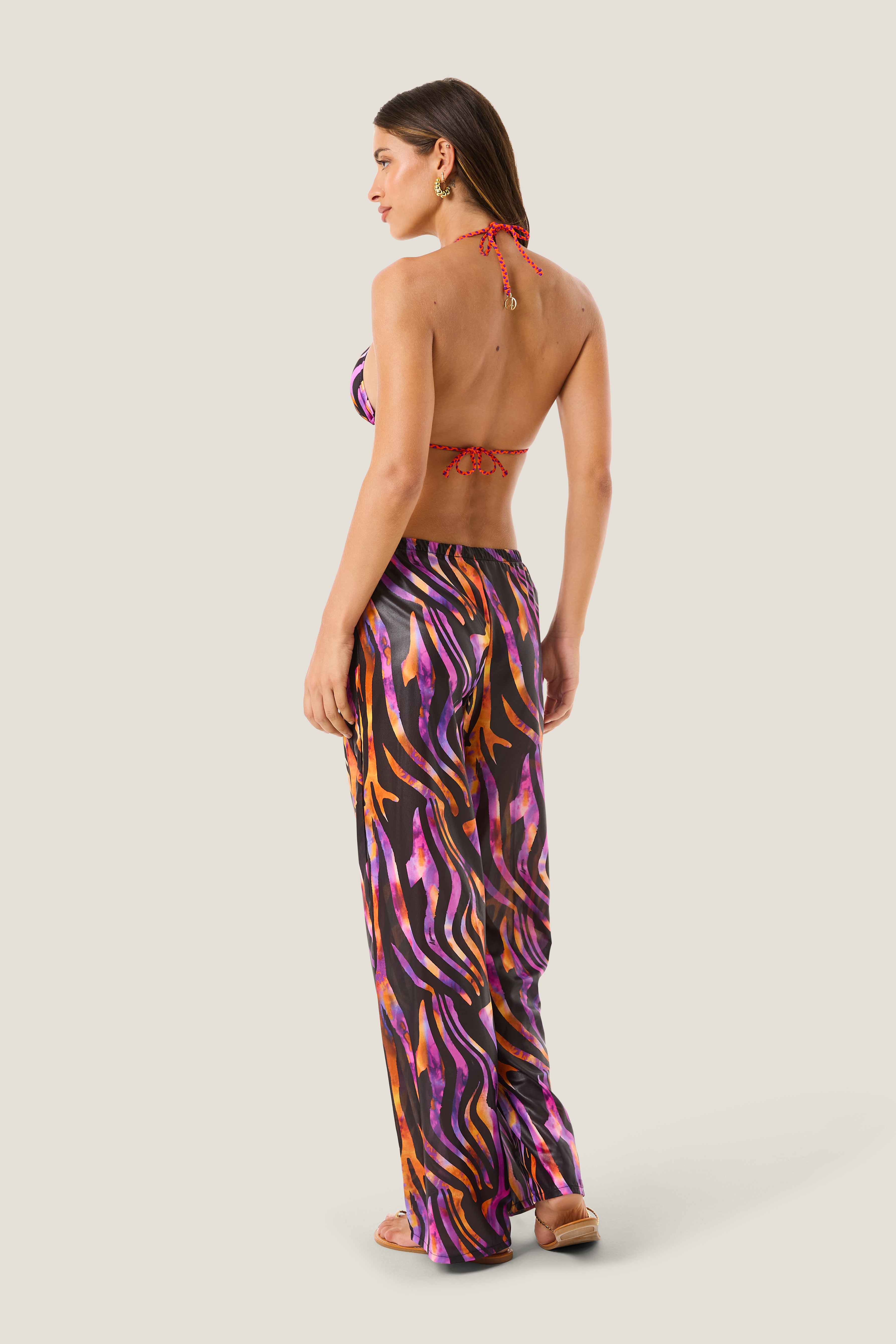 4giveness-pantalone-hypnotic-zebra-pantalone-cover-up-donna image 2