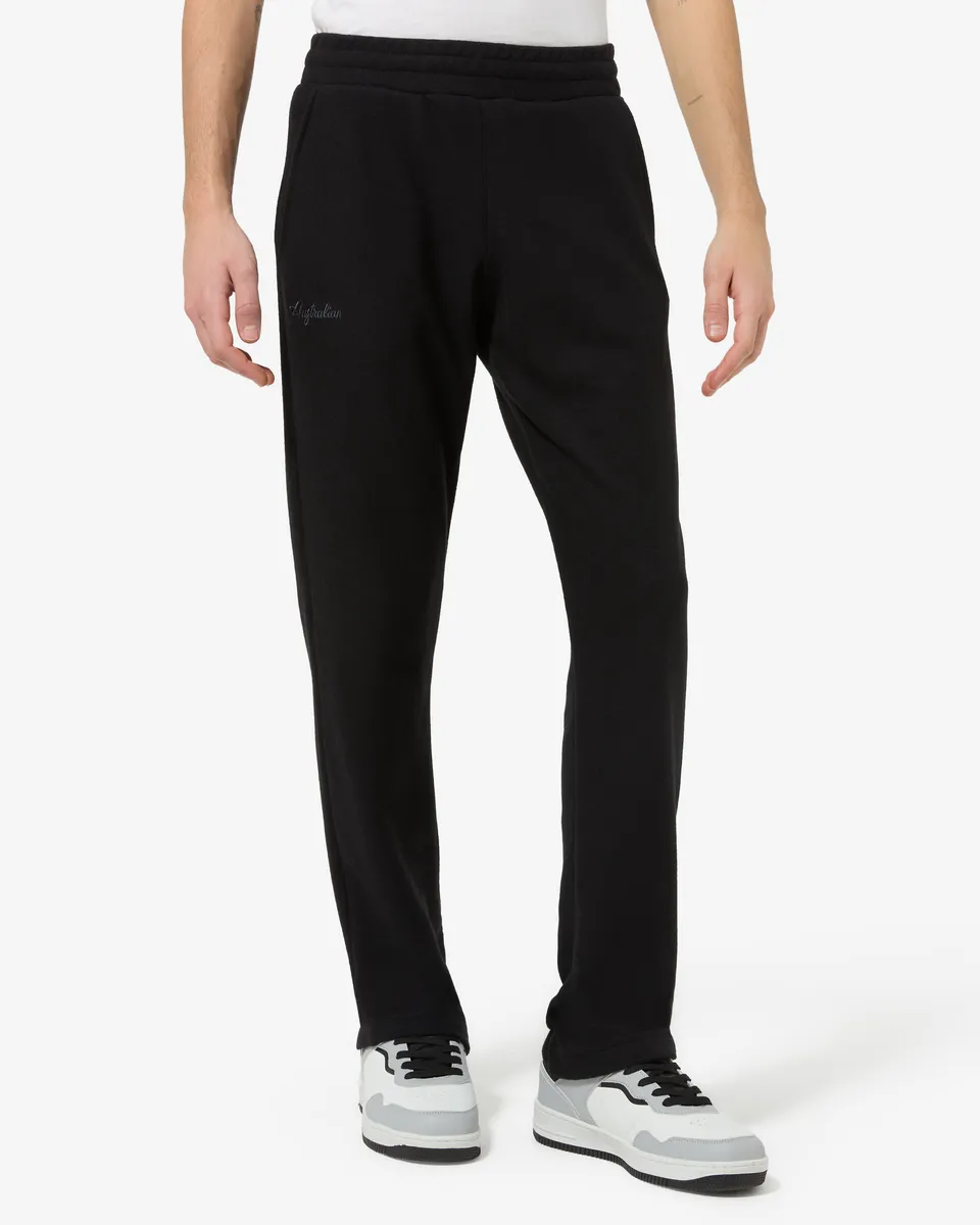 australian-softech-pantalone-tuta-nero-track-pant-elastico image 1