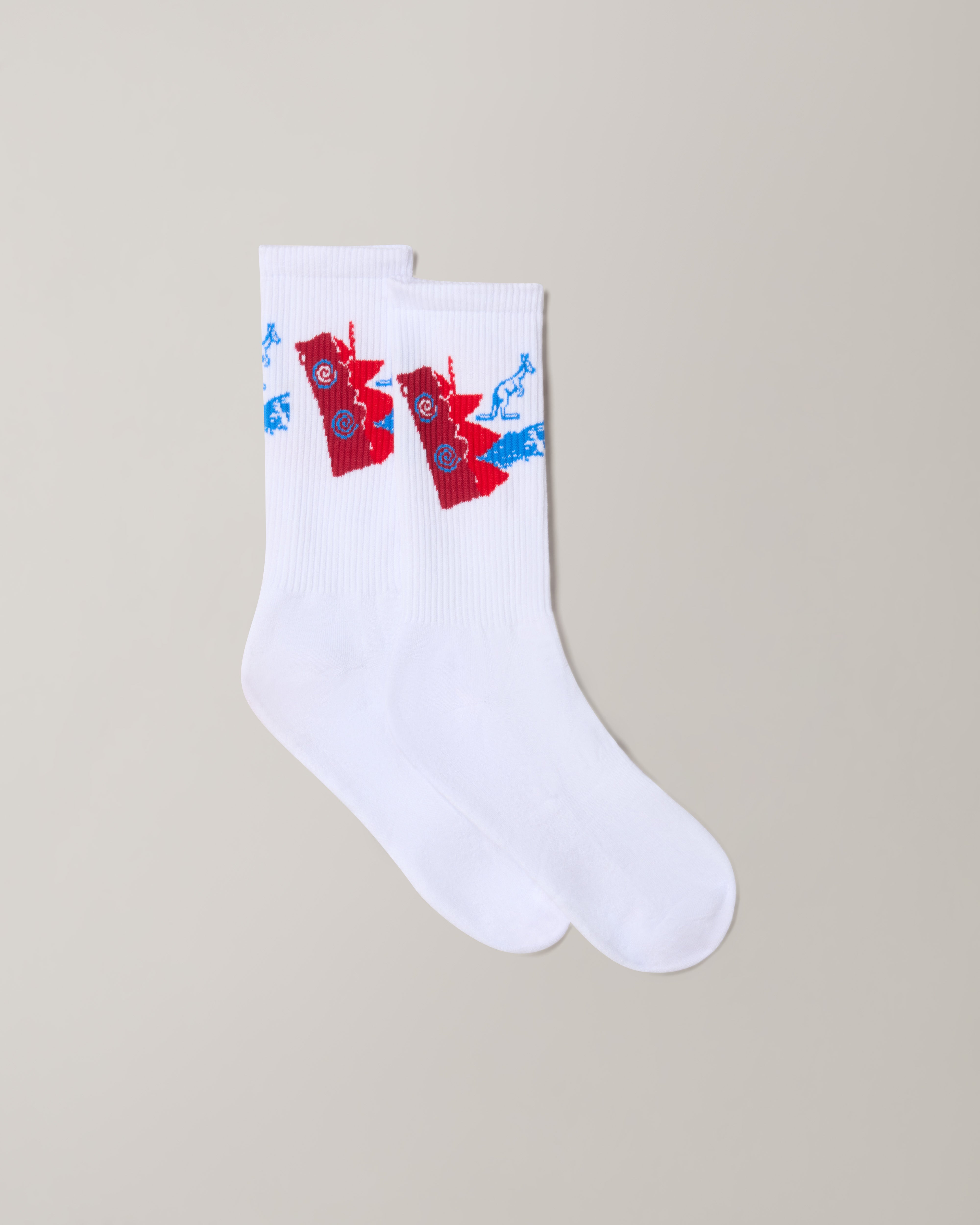 australian-randall-socks-heritage-cotone-bianco image 1