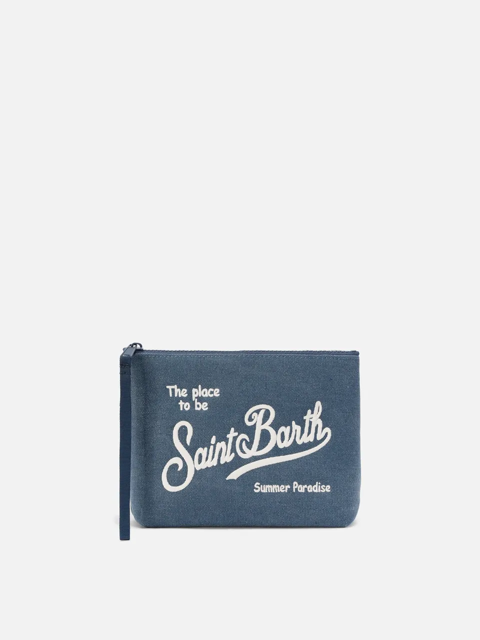 mc2-saint-barth-aline-pochette-in-canvas-blu-tinta-unita image 1