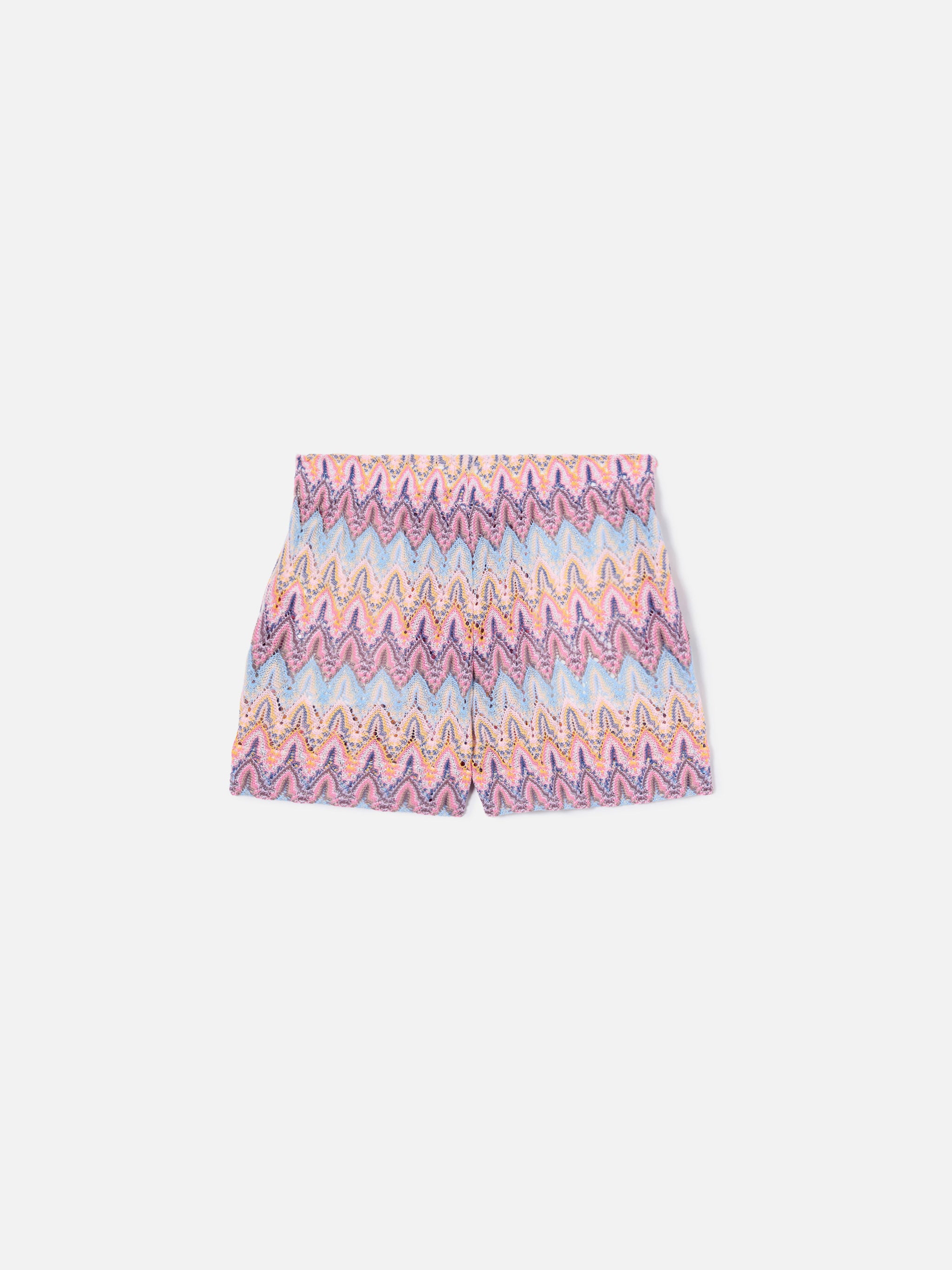 mc2-saint-barth-meave-jr-short-bambina-in-maglia-raschel-fiamma-pastello image 2