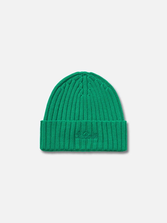 mc2-saint-barth-wengen-cappello-misto-cashmere-verde-tinta-unita image 1