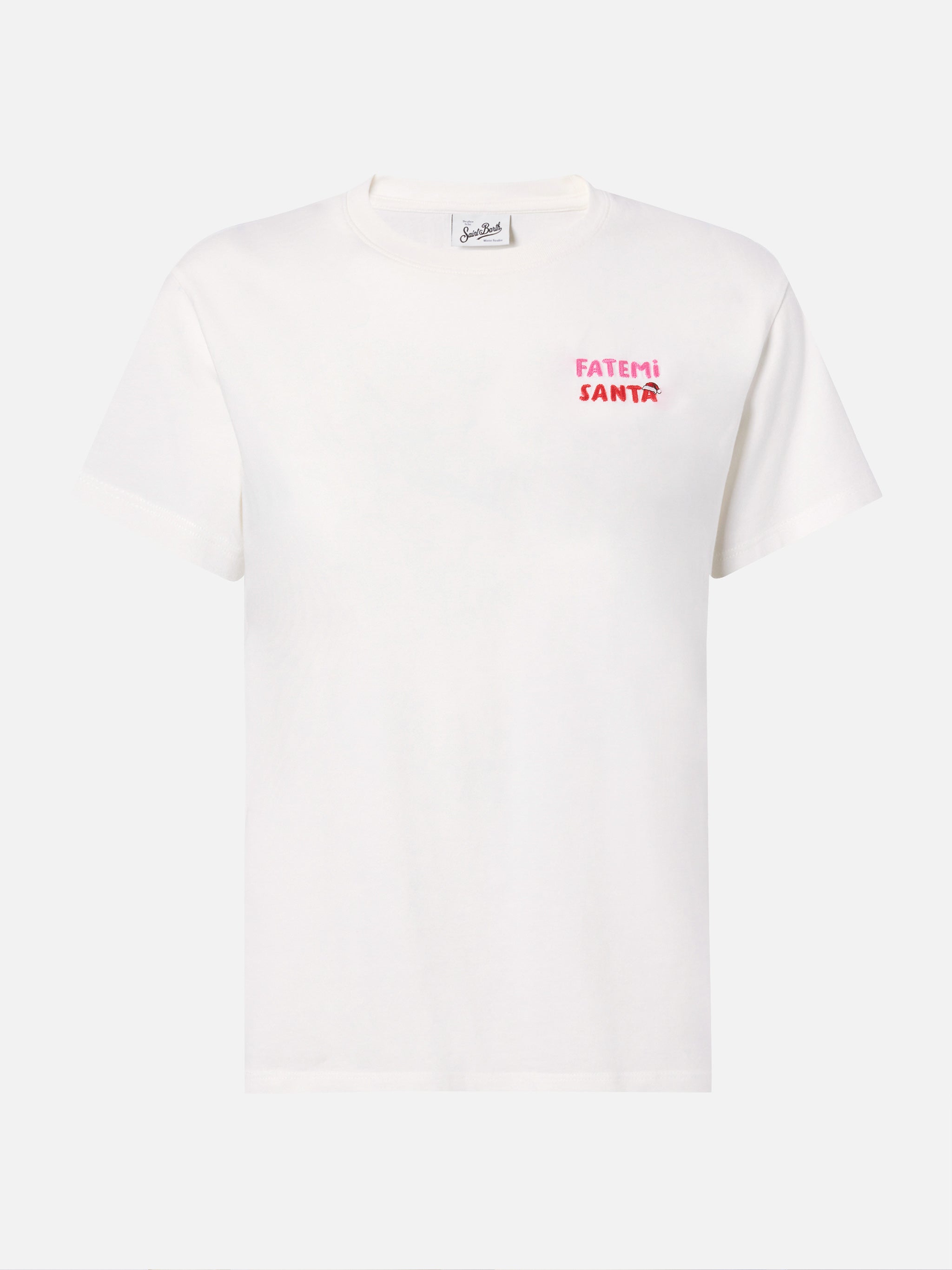 mc2-saint-barth-emilie-t-shirt-cotone-organico-bianca-ricamo-fatemi-santa image 4