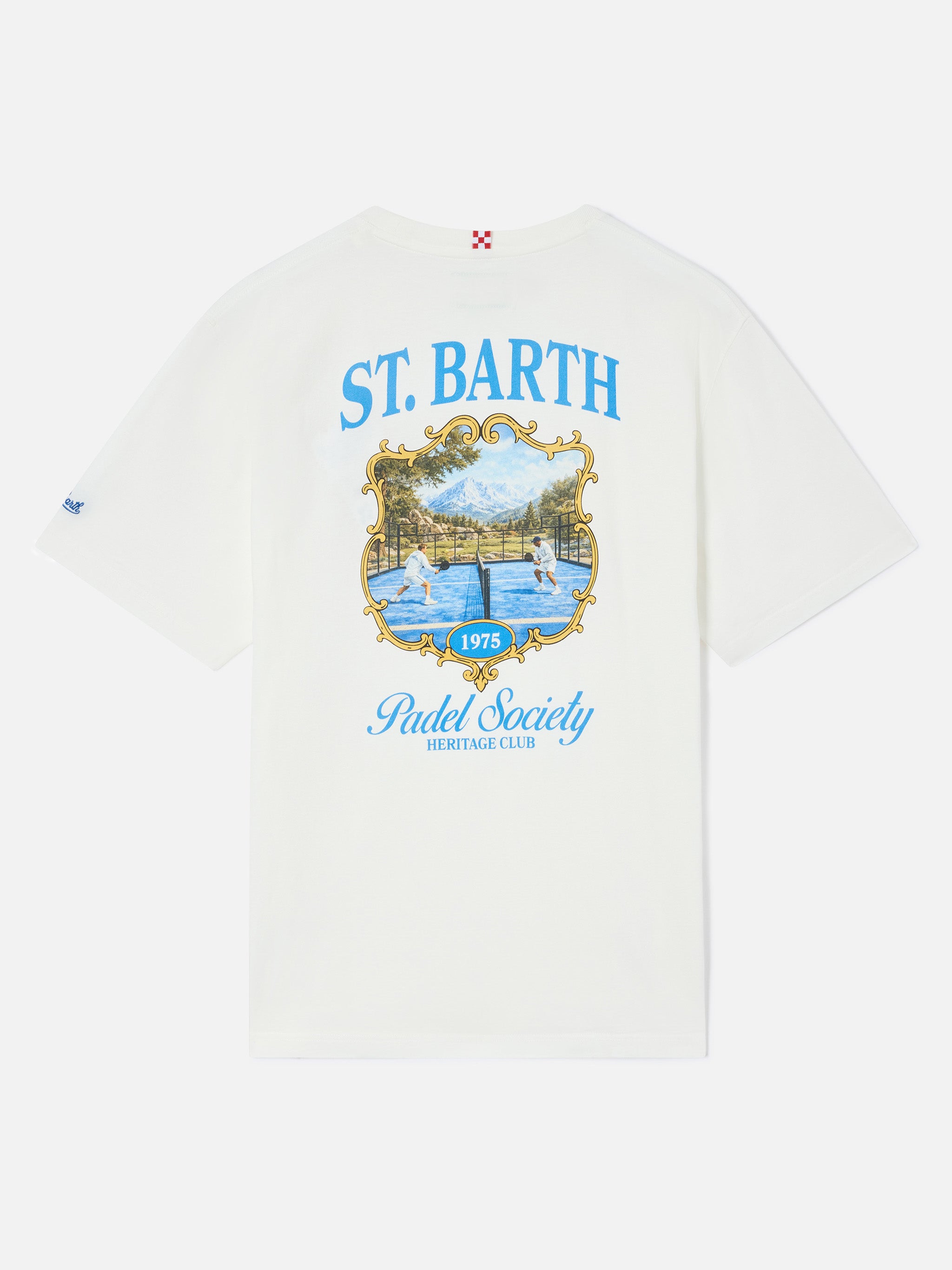 mc2-saint-barth-arnott-arn0001-t-shirt-uomo-bianca-cotone-st-barth-padel-society image 1