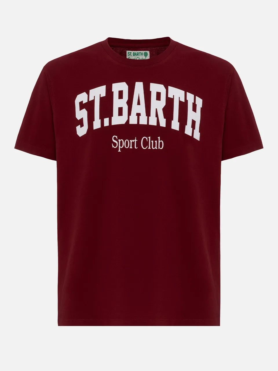 mc2-saint-barth-man-t-shirt-uomo-cotone-st-barth-sport-club-rossa image 1