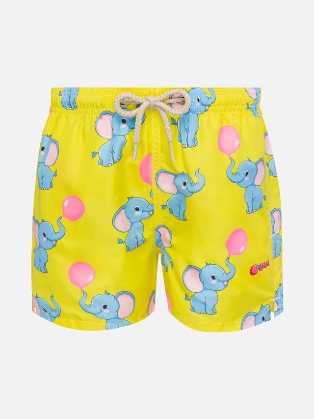 mc2-saint-barth-jean-lighting-costume-bambino-big-babol-elefante-giallo image 1