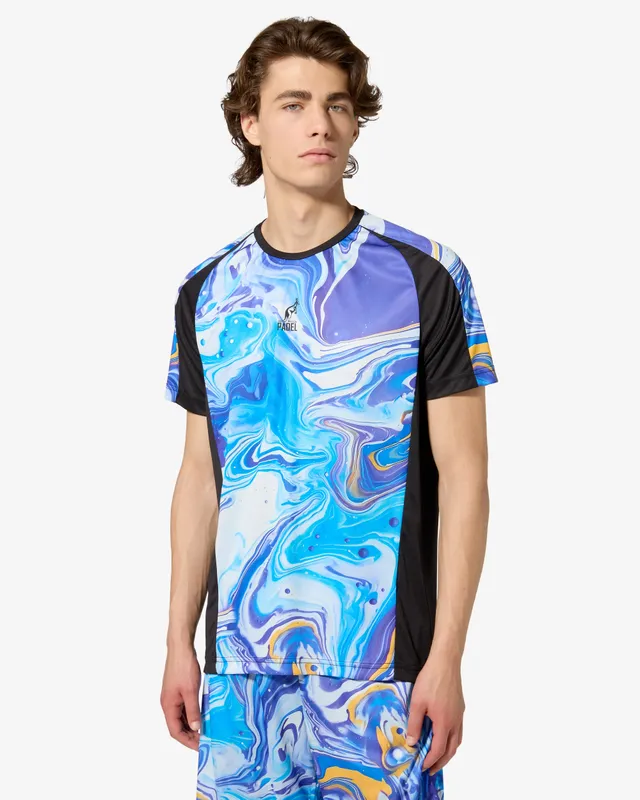 australian-marble-t-shirt-padel-nero-tecnica-traspirante image 1