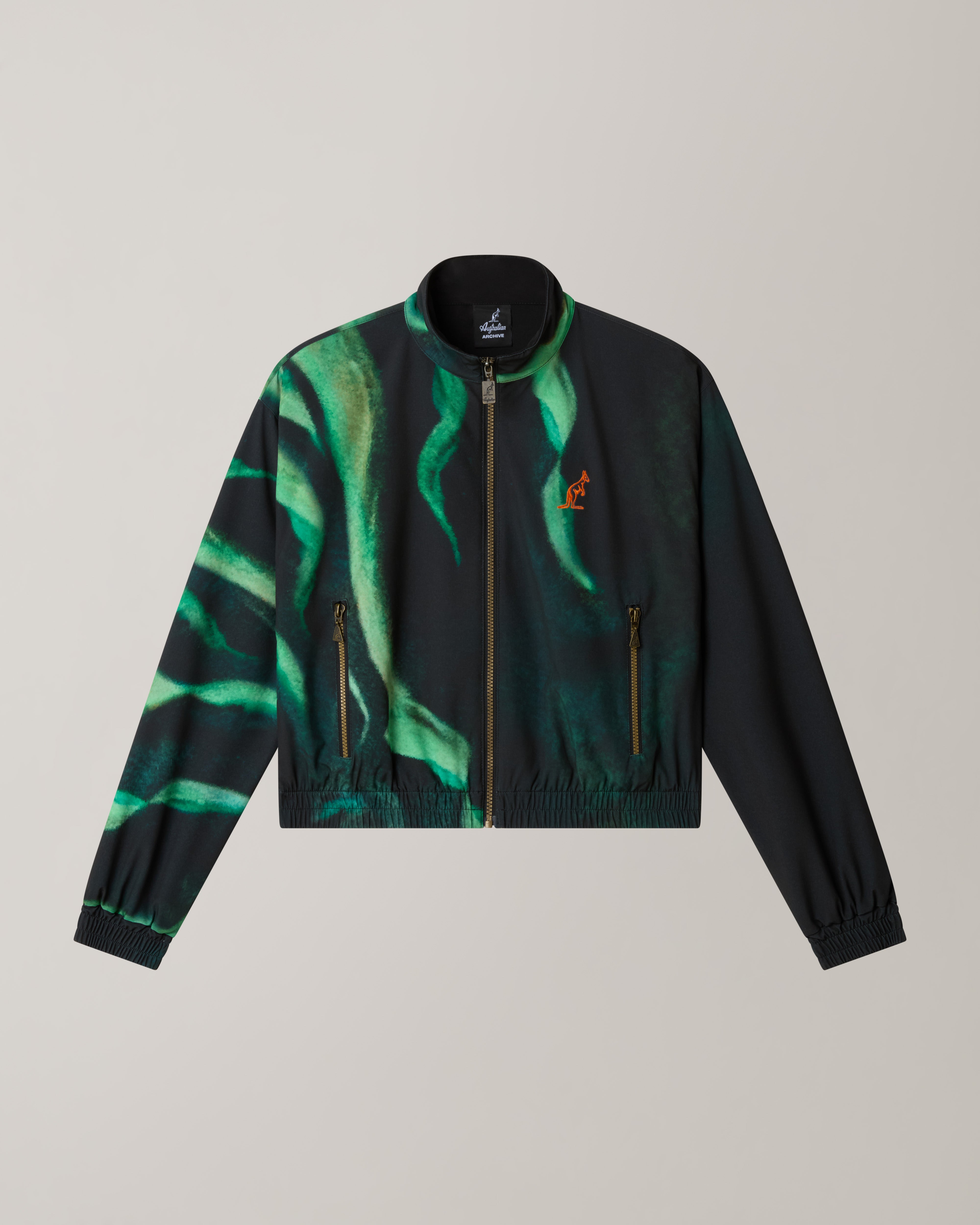 australian-blanca-track-jacket-nera-bi-elastica-slam-taglio-cropped image 6