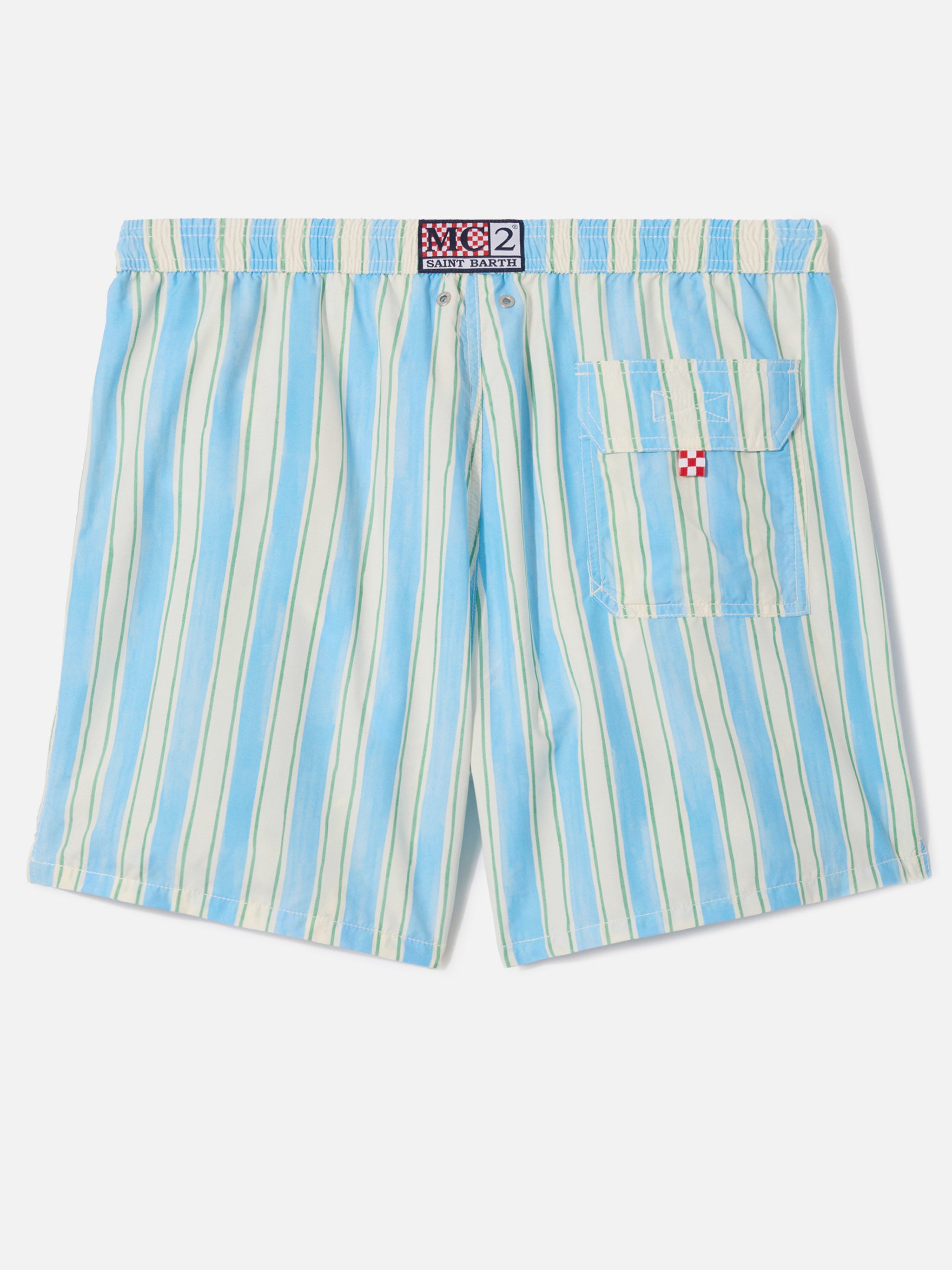 mc2-saint-barth-syros-costume-mare-uomo-righe-azzurre-logo image 3
