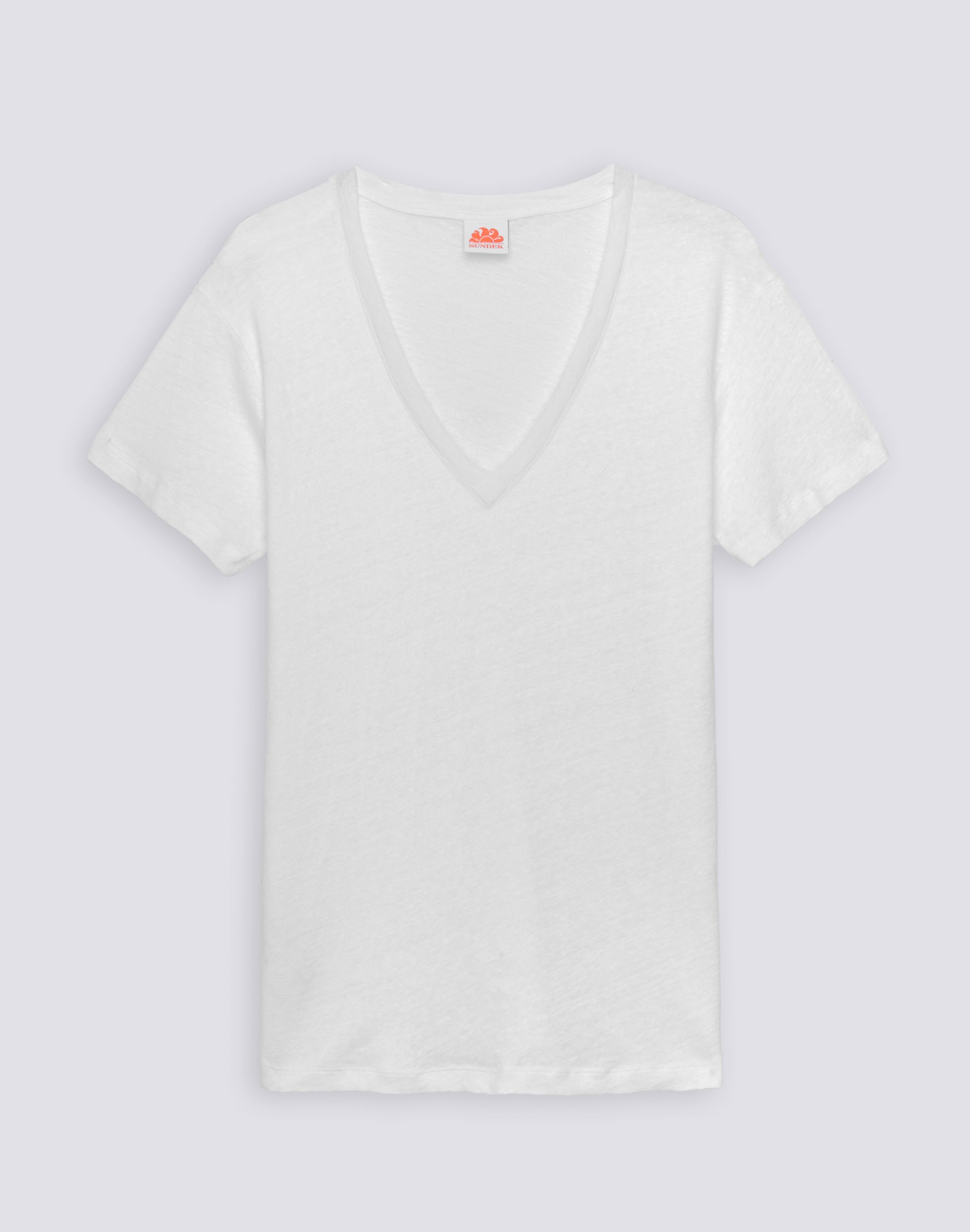 sundek-t-shirt-donna-a-mezze-maniche-in-lino-2 image 1