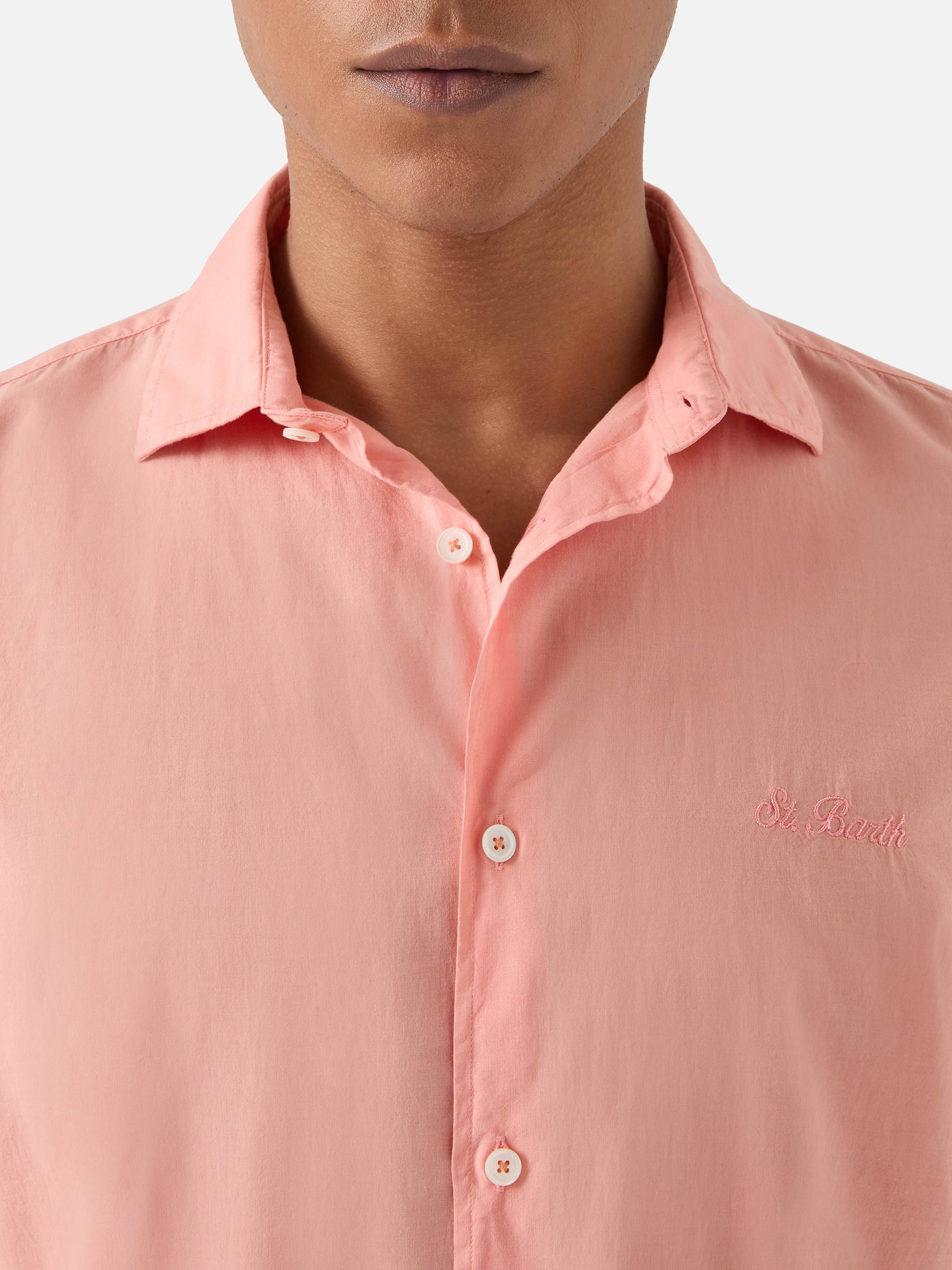 mc2-saint-barth-camicia-chemise-ice-voile-di-cotone-pesca-ricamo-st-barth image 2