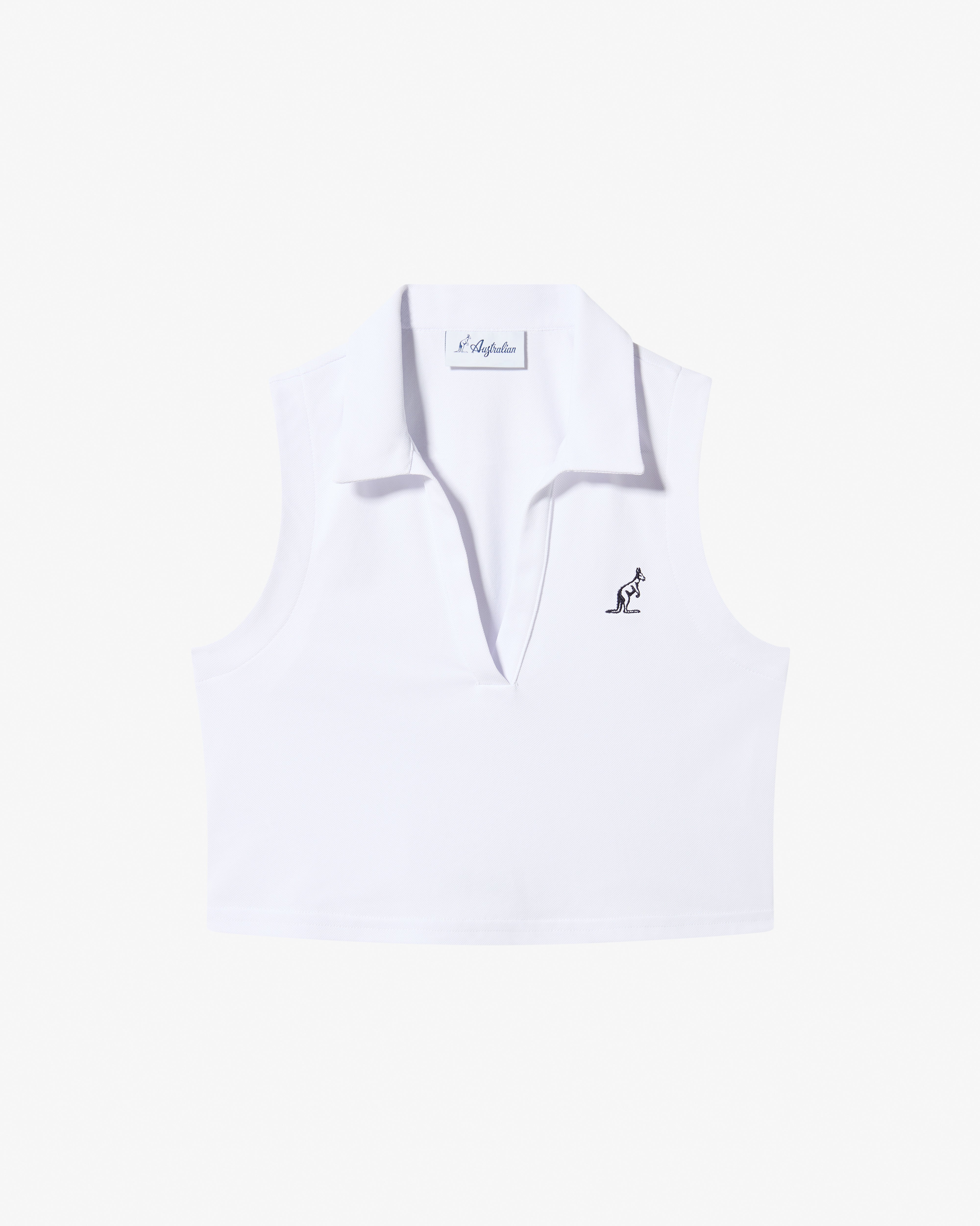 australian-cropped-polo-teeace-polo-crop-bianco-piquet-tecnico image 5