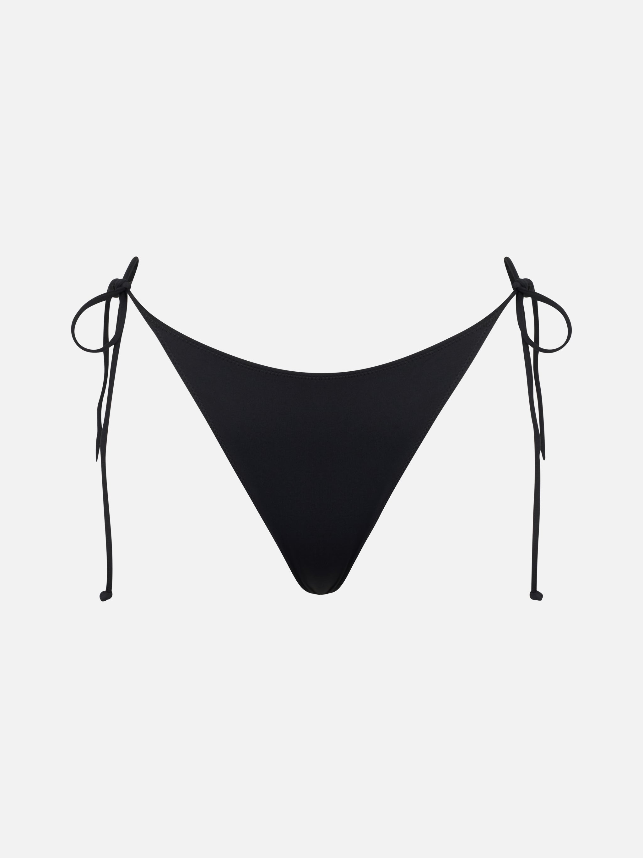 mc2-saint-barth-marielle-slip-mare-donna-nero-con-laccetti-laterali image 1