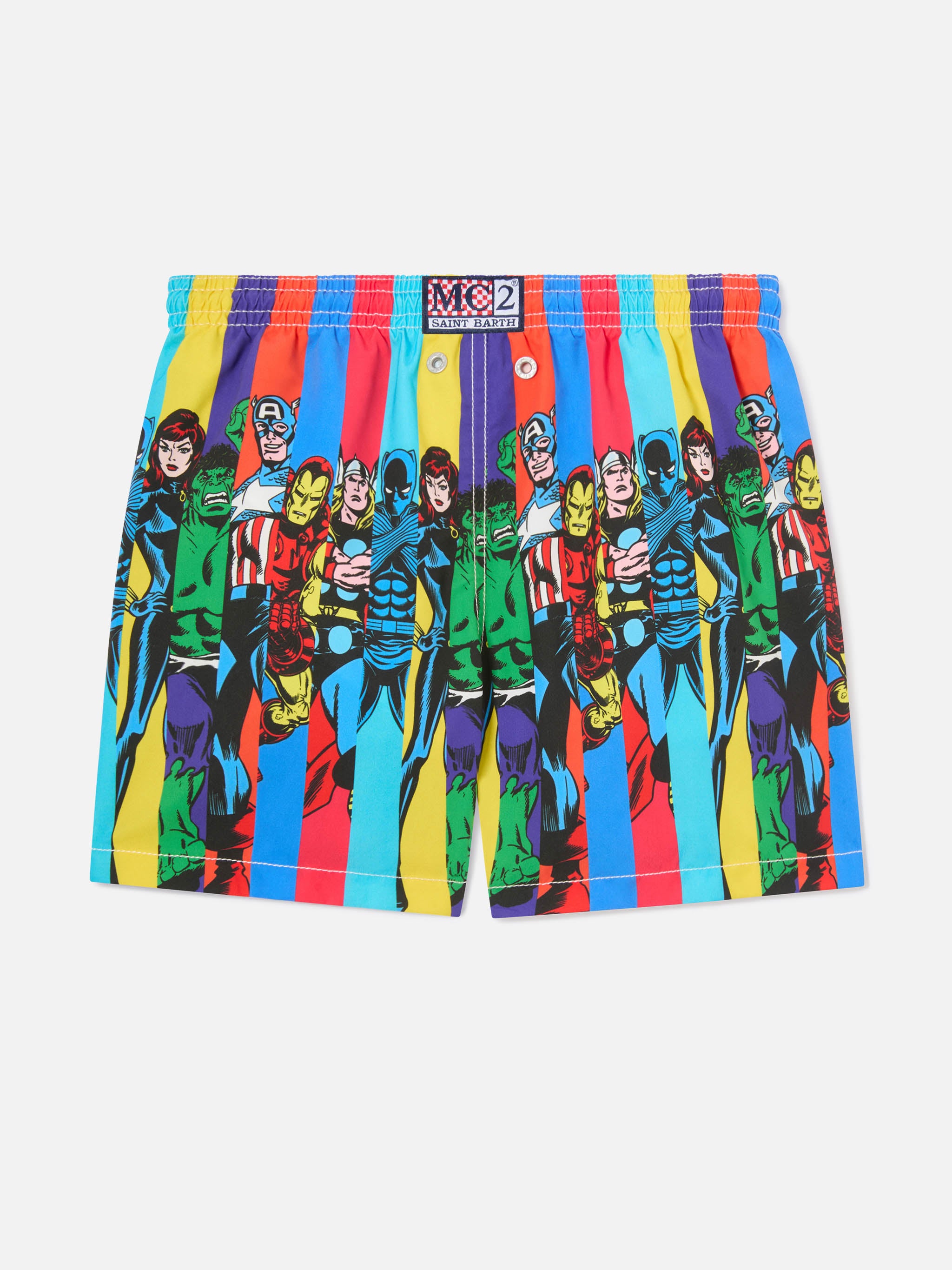 mc2-saint-barth-haiti-costume-da-bagno-medio-bambino-stampa-marvel image 2