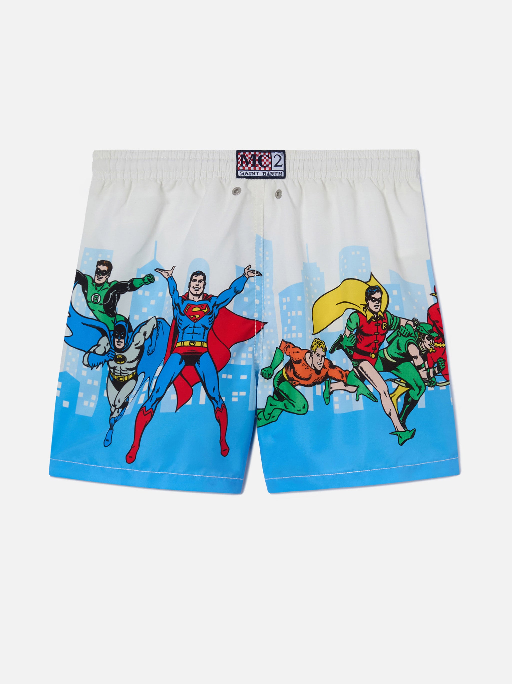 mc2-saint-barth-costume-haiti-bambino-marvel-super-friends-boxer-mare-blu image 2
