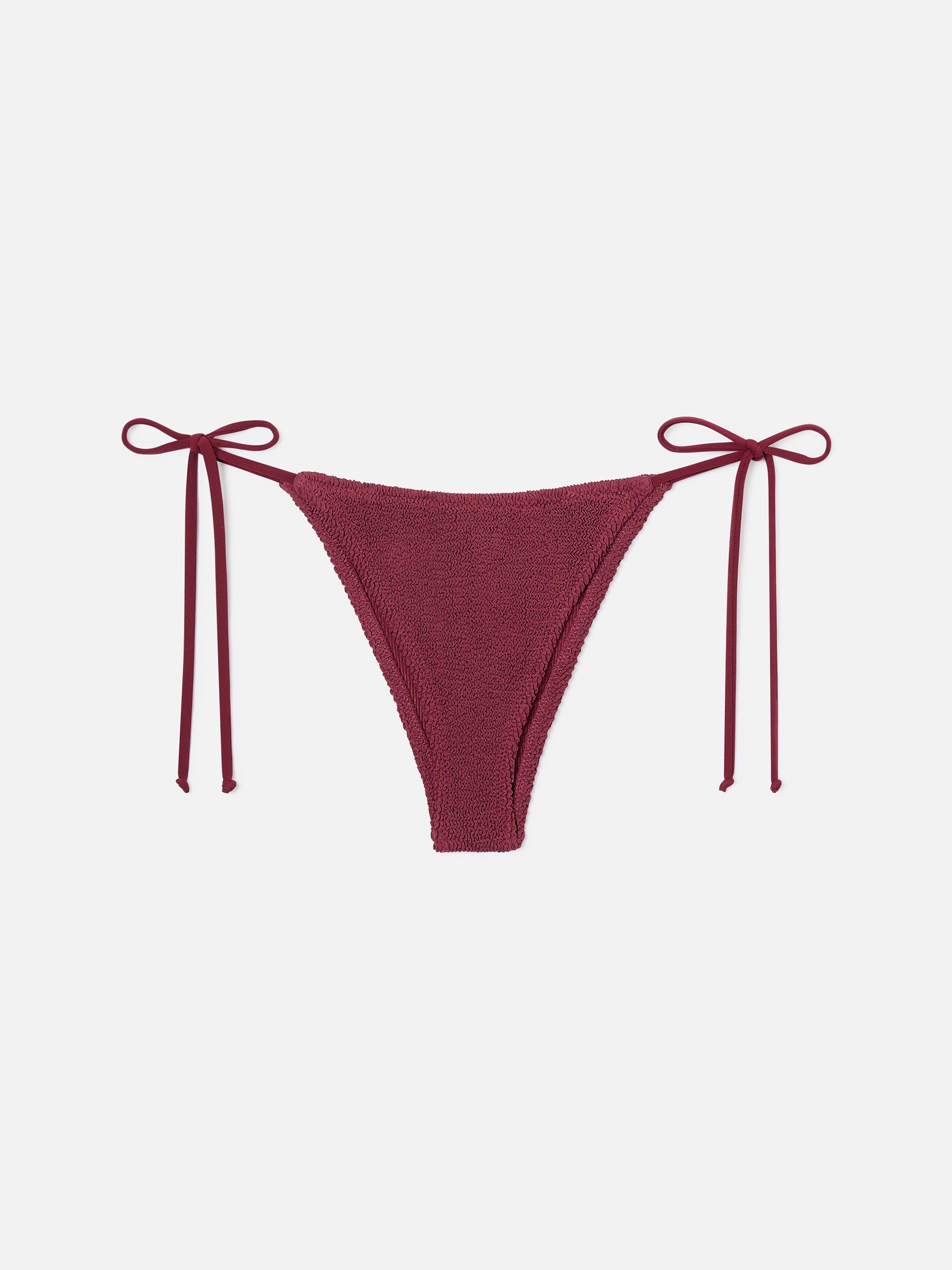 mc2-saint-barth-slip-mare-marielle-brasiliana-in-tessuto-crinkle-bordeaux image 1