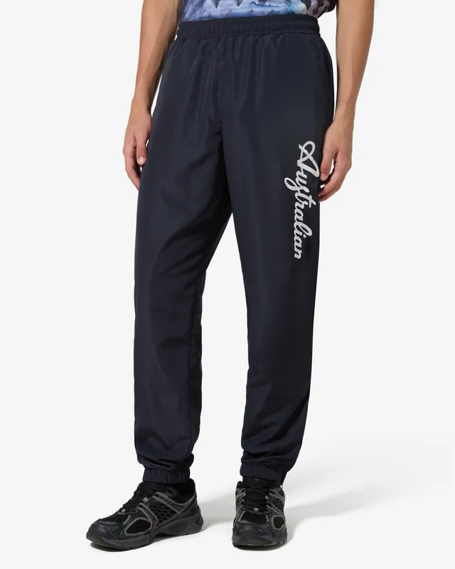 australian-logo-smash-track-pant-pantalone-tuta-blu-navy-foderato image 1