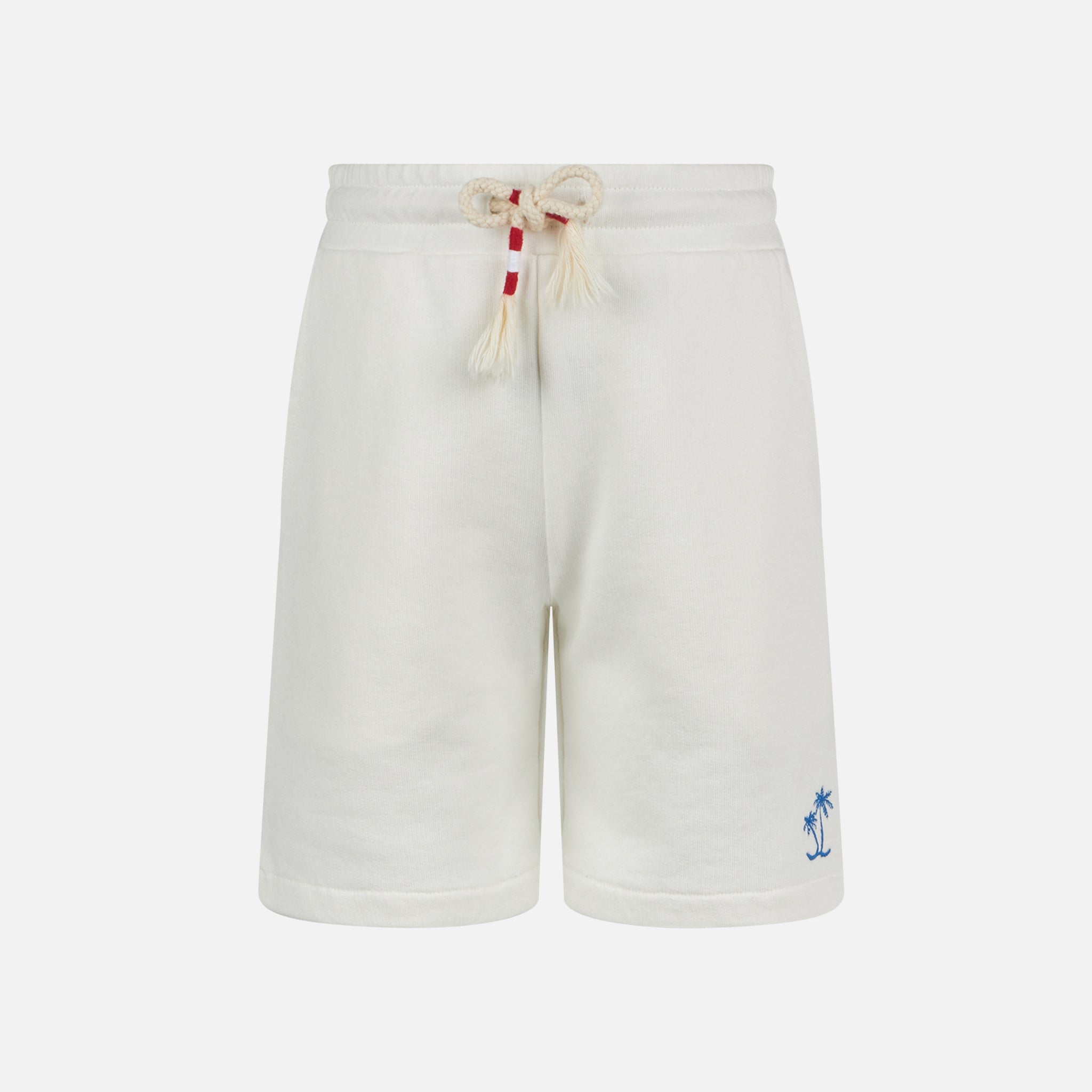 mc2-saint-barth-bermuda-da-bambino-in-cotone-bianco-con-coulisse image 1