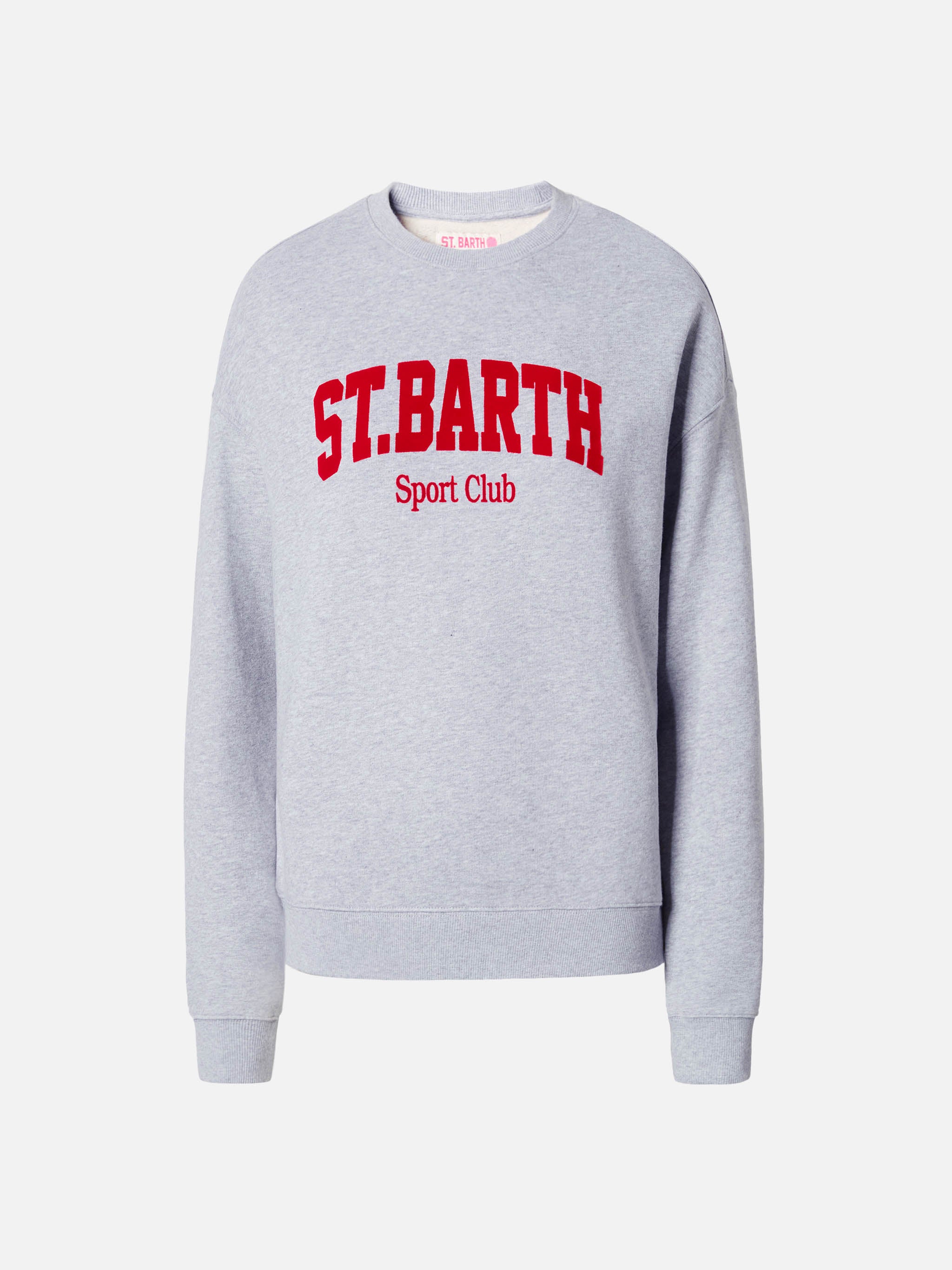 mc2-saint-barth-stardust-felpa-cotone-grigia-st-barth-sport-club image 4