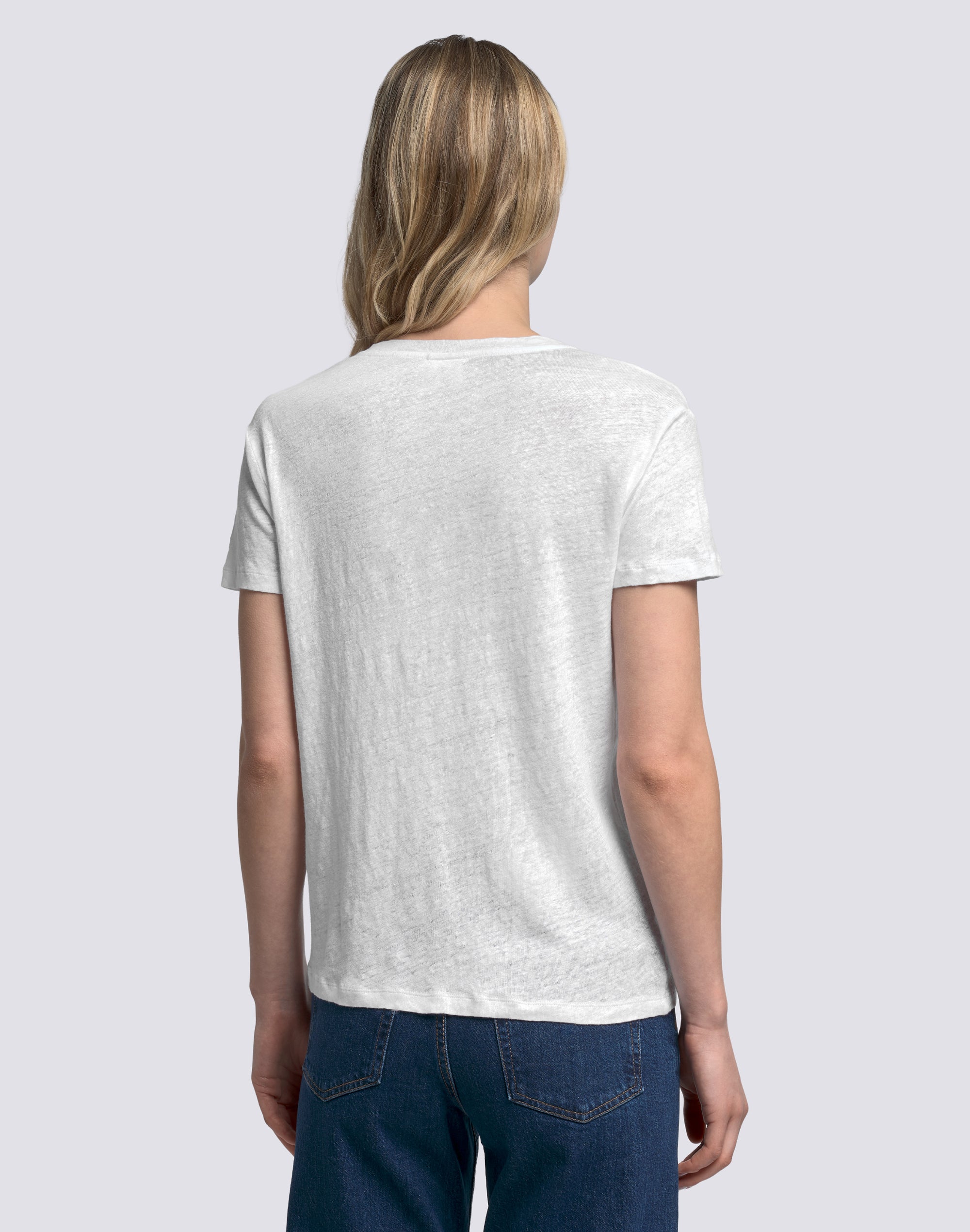 sundek-t-shirt-donna-a-mezze-maniche-in-lino-2 image 5