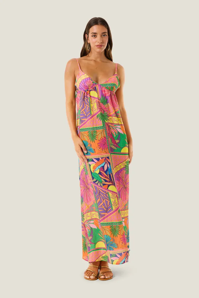 4giveness-abito-lungo-pop-foulard-donna-cover-up image 1