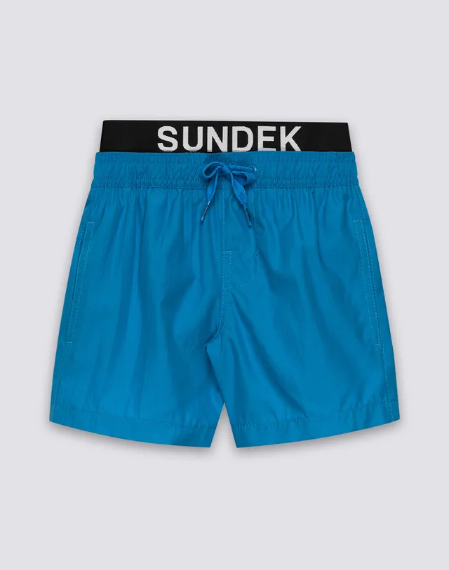 sundek-costume-bambino-a-pantaloncino-repreve-riciclato-con-elastico-logo image 1