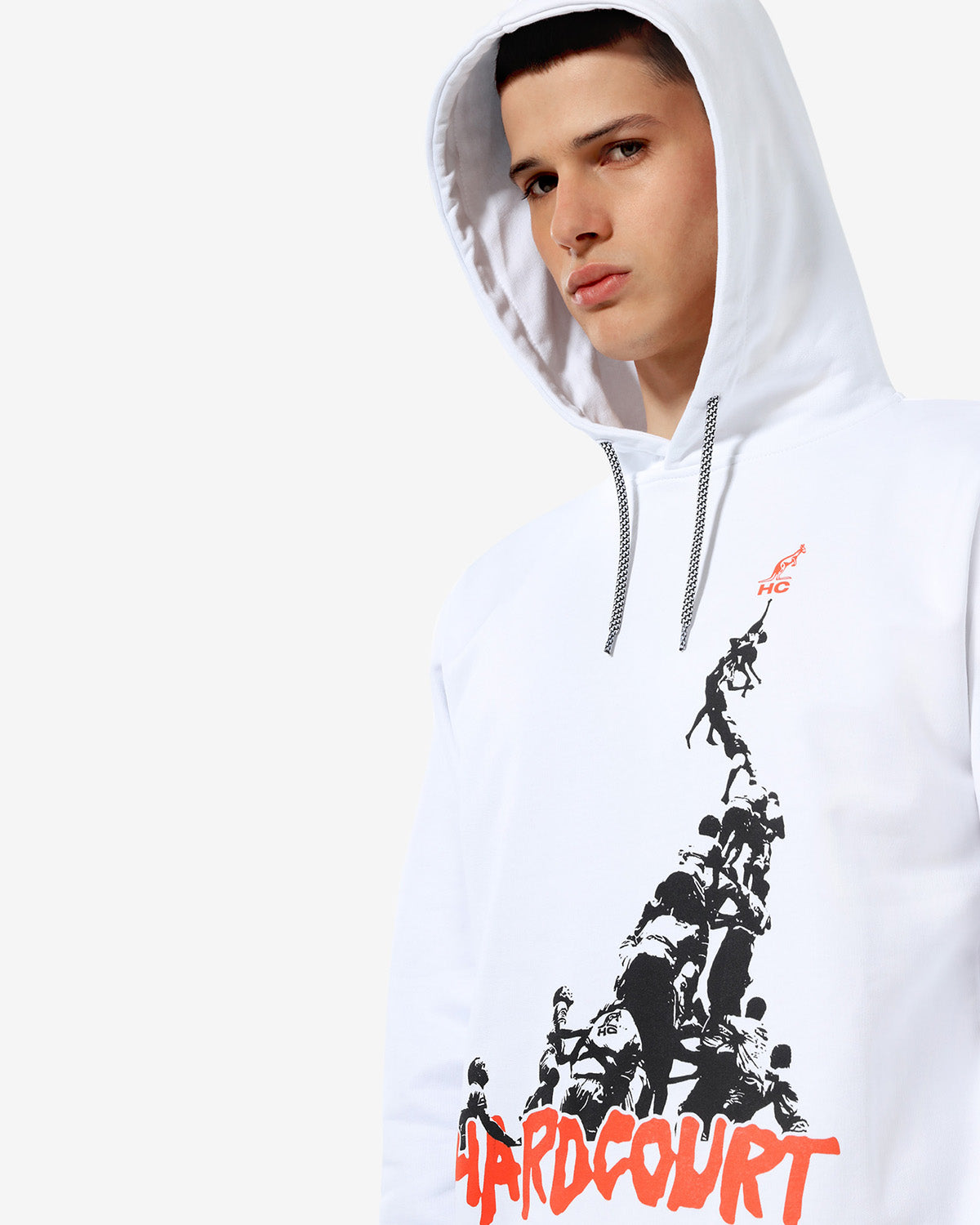 australian-hard-court-pyramid-hoodie-felpa-con-cappuccio-bianco image 4