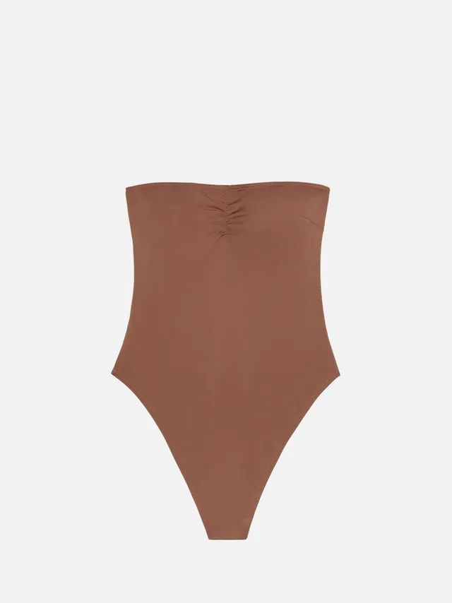 mc2-saint-barth-costume-intero-donna-soleil-marrone-senza-spalline-scollo-cuore image 1
