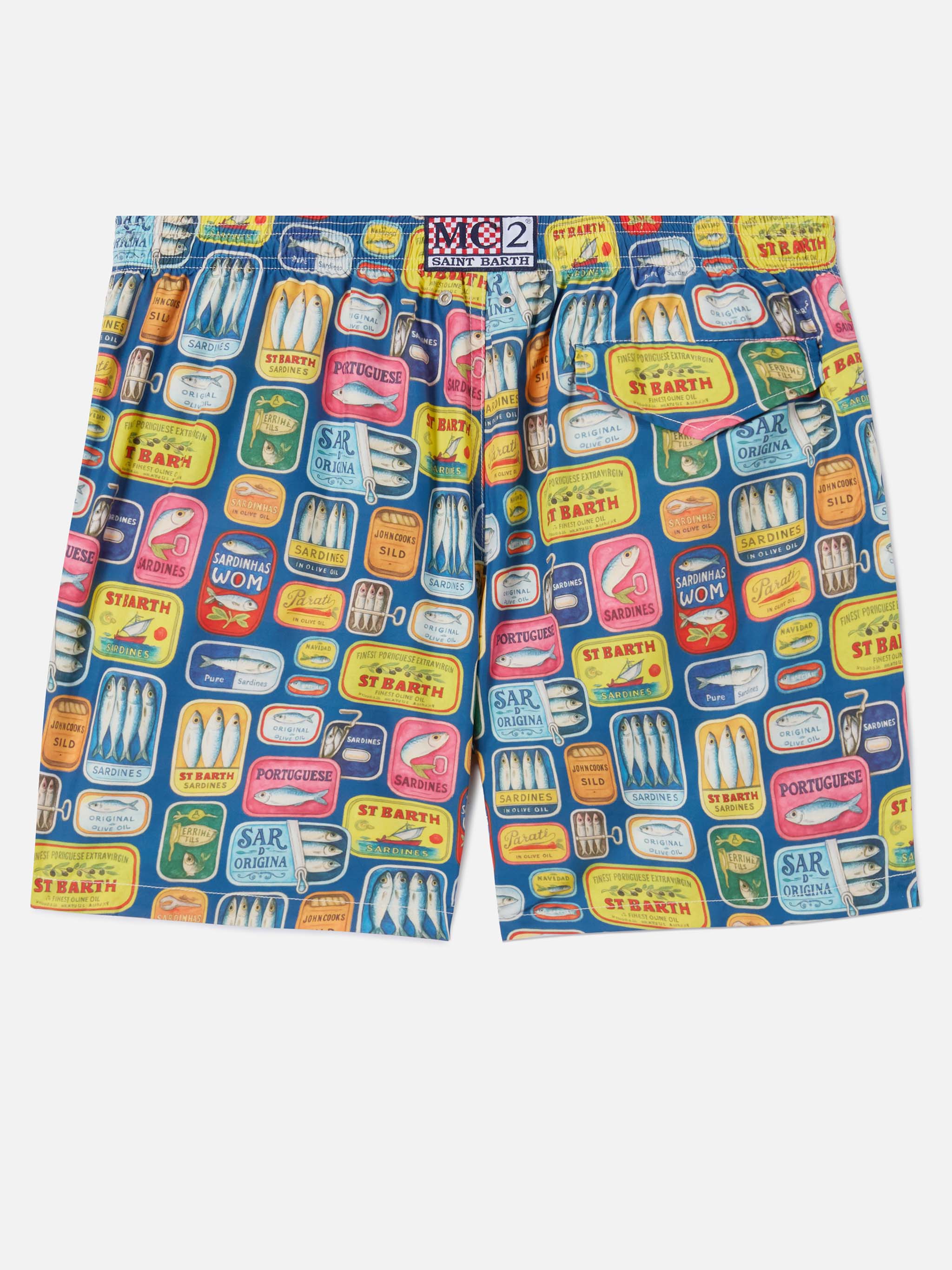 mc2-saint-barth-lighting-costume-mare-uomo-blu-stampa-lattine-di-sardine-all-ove image 2