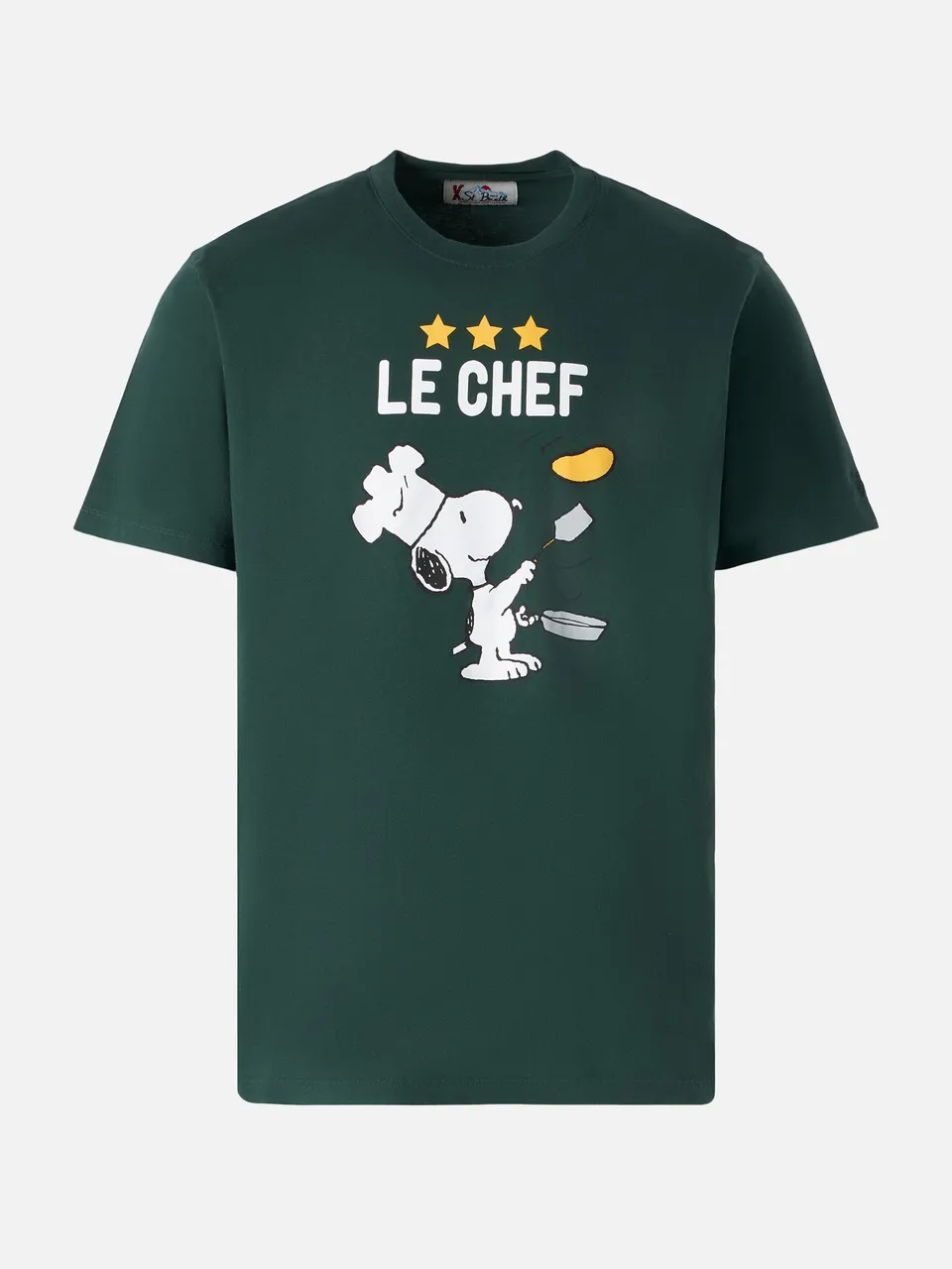 t-shirt-mc2-saint-barth-arnott-snoopy-le-chef-edizione-speciale-peanuts-cotone-v image 1
